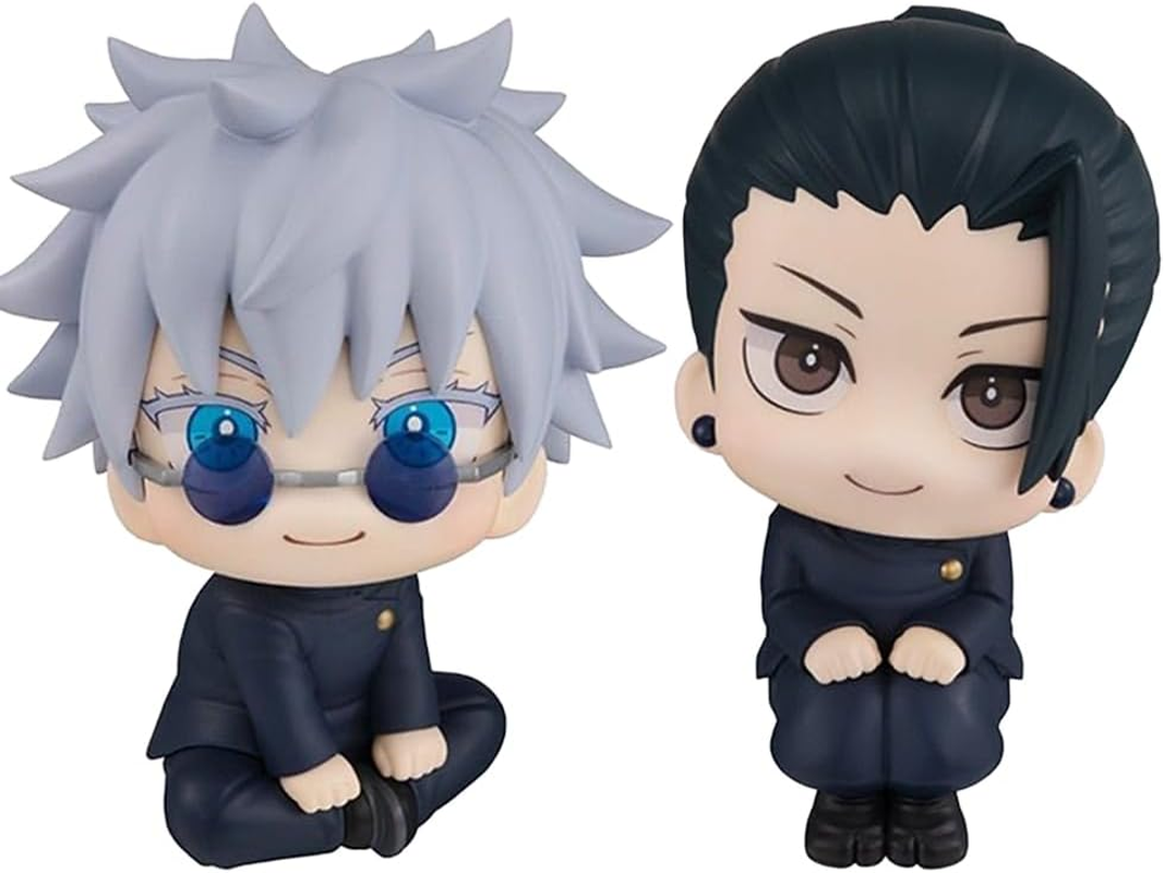 Geto Suguru Gojo Satoru Figure Statue Anime Action Figure 10 Cm Mini Look up Figures Desktop Decoration Model Collection Gifts for Fans