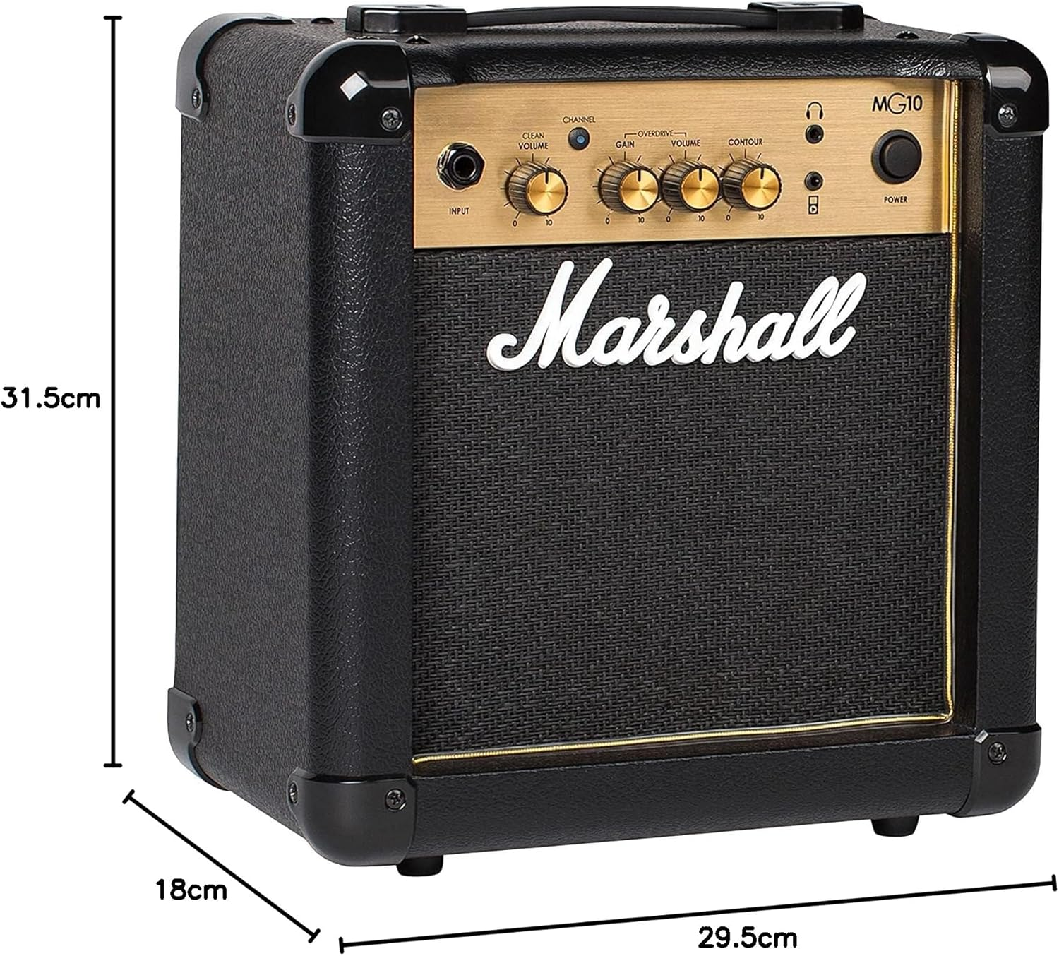 Marshall MG10G 10W Electric Guitar Combo Amplifier image number 1