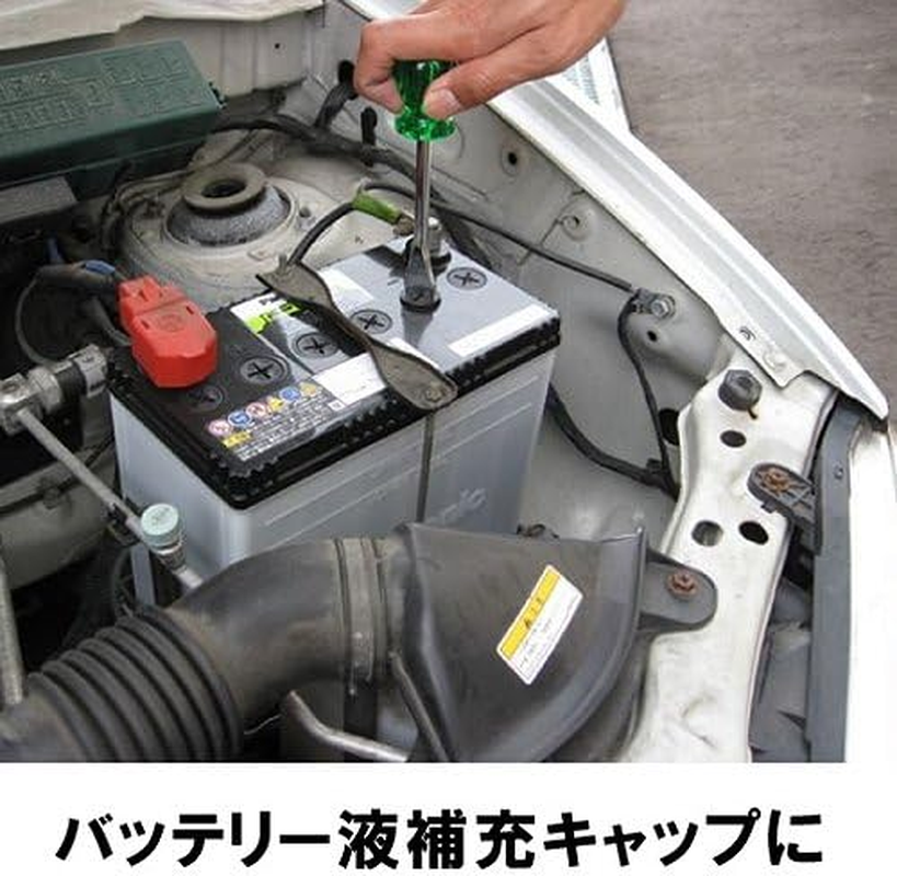 トップ工業(TOP工業) TOP TRD-45 Coin Screwdriver, Stubby Type, Ear-Shaped Tip, Camera Battery, Closed, Tsubamesanjo, Made in Japan