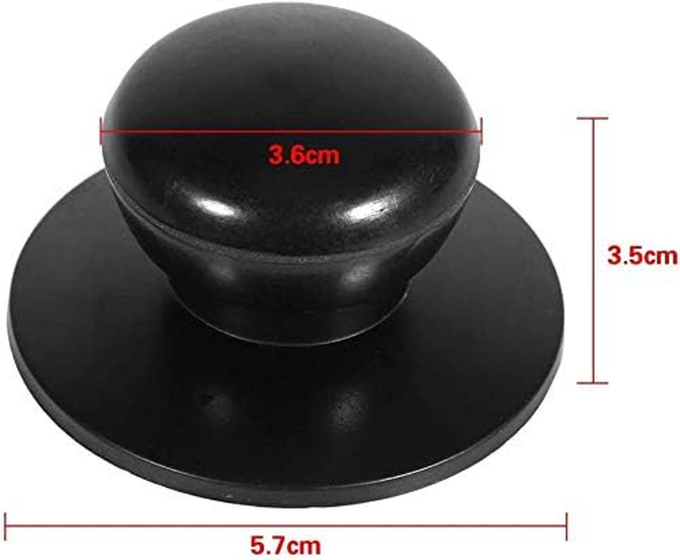 2Pcs Saucepan Lid Knobs,Cooker Pan Pot Kettle Cover Handle Knob, Kitchen Universal Casserole Glass Lid Pot Knob,Cookwares Replacement image number 3