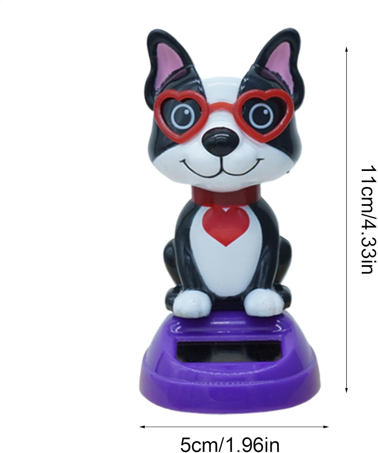 Solar Dance Animals - Dashboard Cute Decorations, Fun Inspirational Figures | Cute Dashboard Decoration, Valentine'S Day Desktop Ornaments | Bobblehead Dancer Figures for Window Car Dashboard image number 3