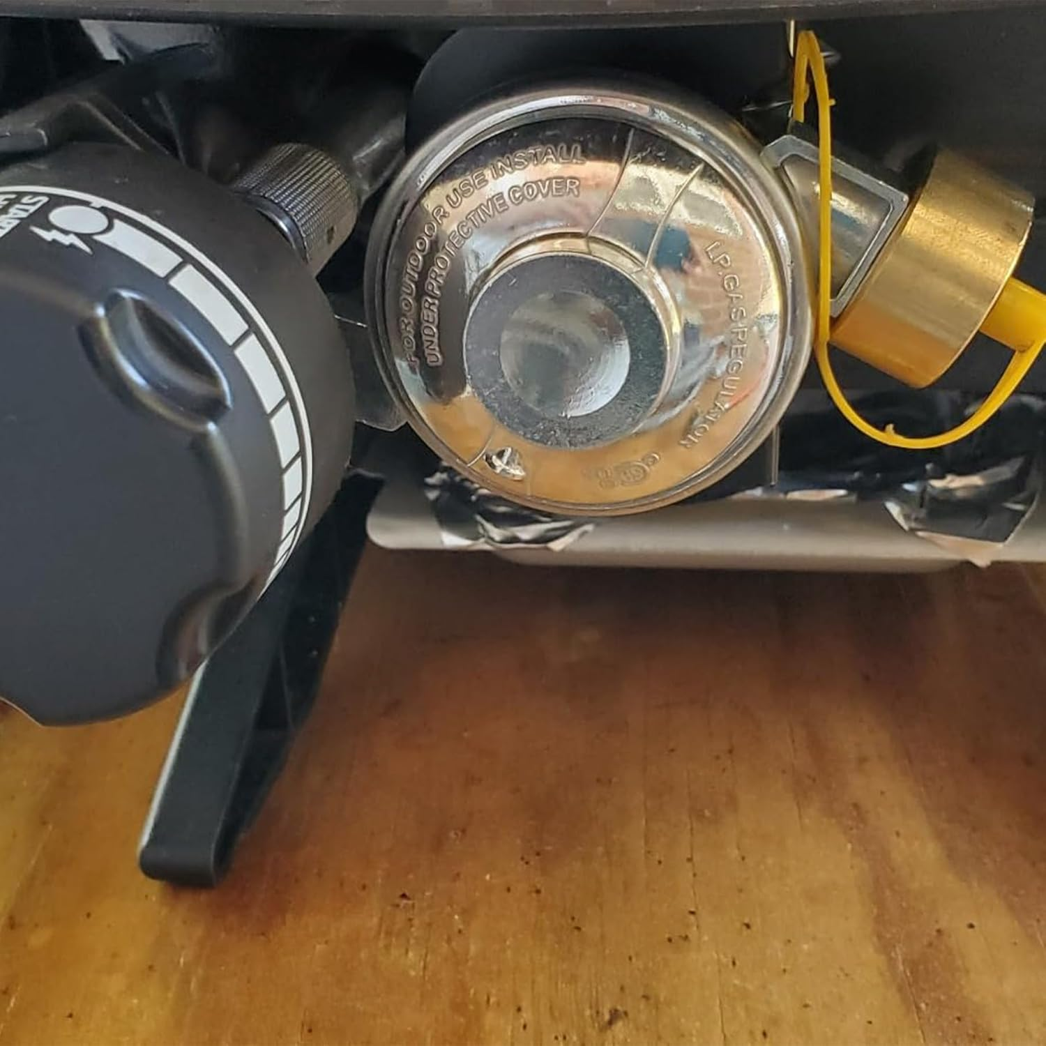 80477 Grill Valve Regulator for Weber Q100 Q120 Series Gas Grills, Regulator Compatible with Weber516002, 516501, 386001, 386002 Grill Models, Replacement for Weber 80477 Gas Regulator image number 5