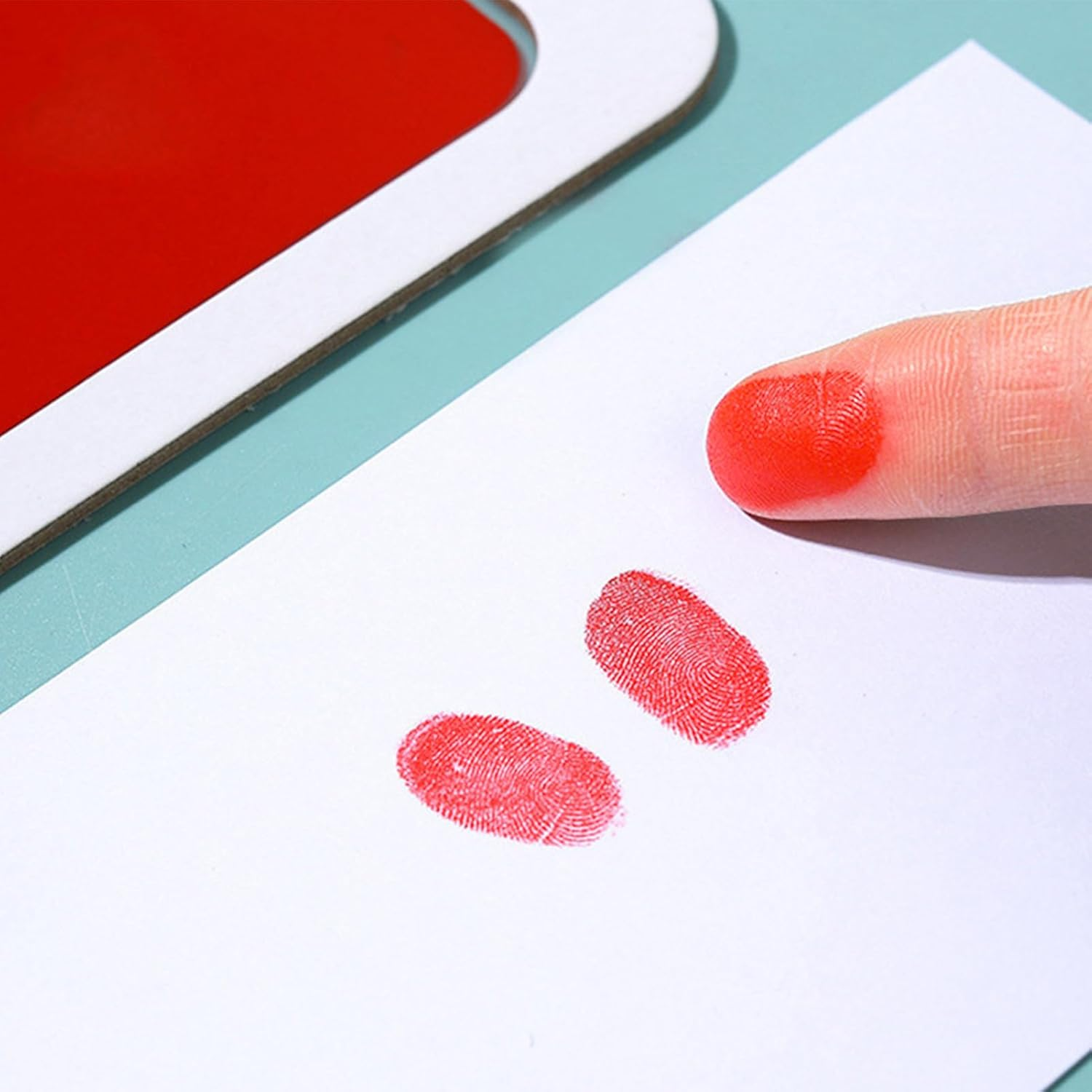 Baby Inkless Hand and Footprint Kit - Toodler Inkless Hand and Footprint Kit | User-Friendly Foot Printing Set with Clean-Touch for Cards Keepsake Frame Photo Frames image number 6