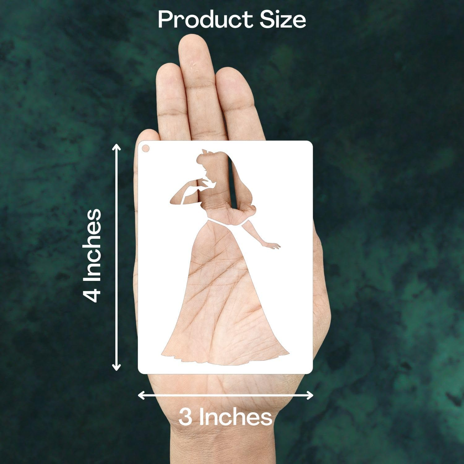 Craftreat Pack of 36Pcs Fairytale Stencils for Painting on Canvas, Wallart, Journal Notebook, Home Decor and Scrapbooking Supplies - Craft FARIES & COMICS STENCIL - 3X3 Reusable Arts & Crafts Supplies image number 3