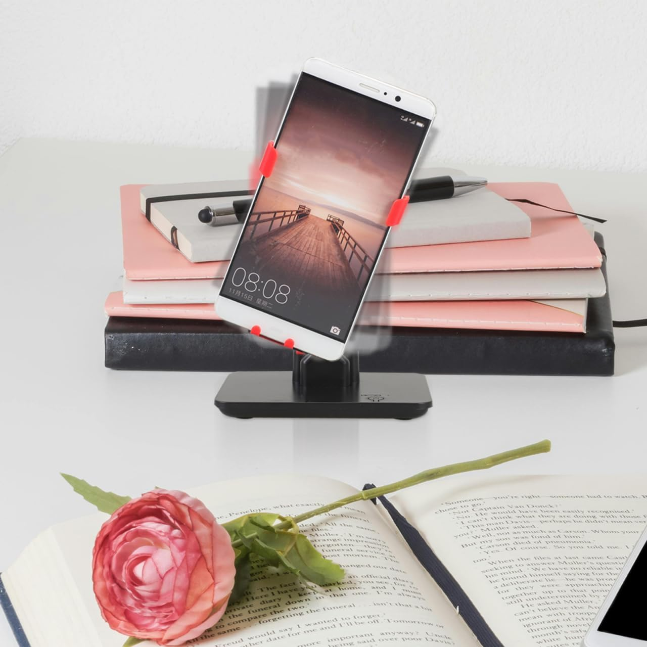 Gatuida USB Footshaker Automatic Phone Shake Device with Adjustable Telescopic Stand Non-Slip Pads for Mobile Phone Step Counter and Pedometer Walking Accessories image number 3