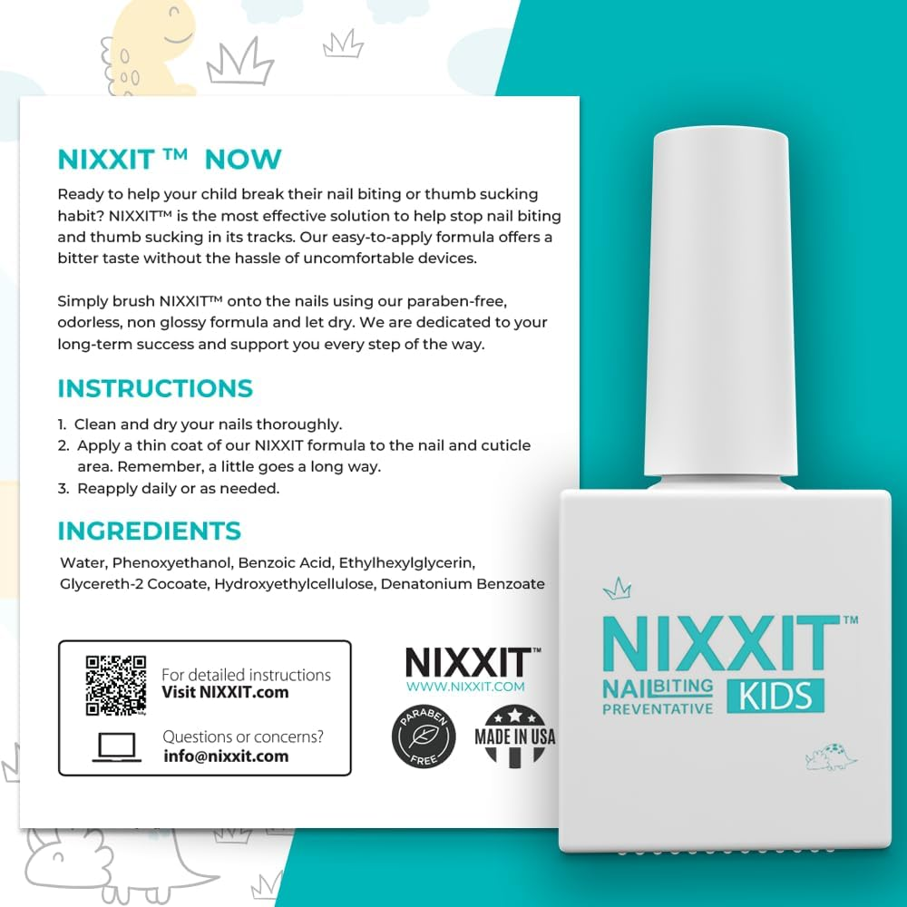 Nail Biting Treatment for Kids - Stop Thumb Sucking for Kids, Toddlers, Children - No Bite Nail Polish Pen - Non Glossy - Deterrent Bitter Taste - Safe & Effective Solution - Paraben Free Prevention image number 2