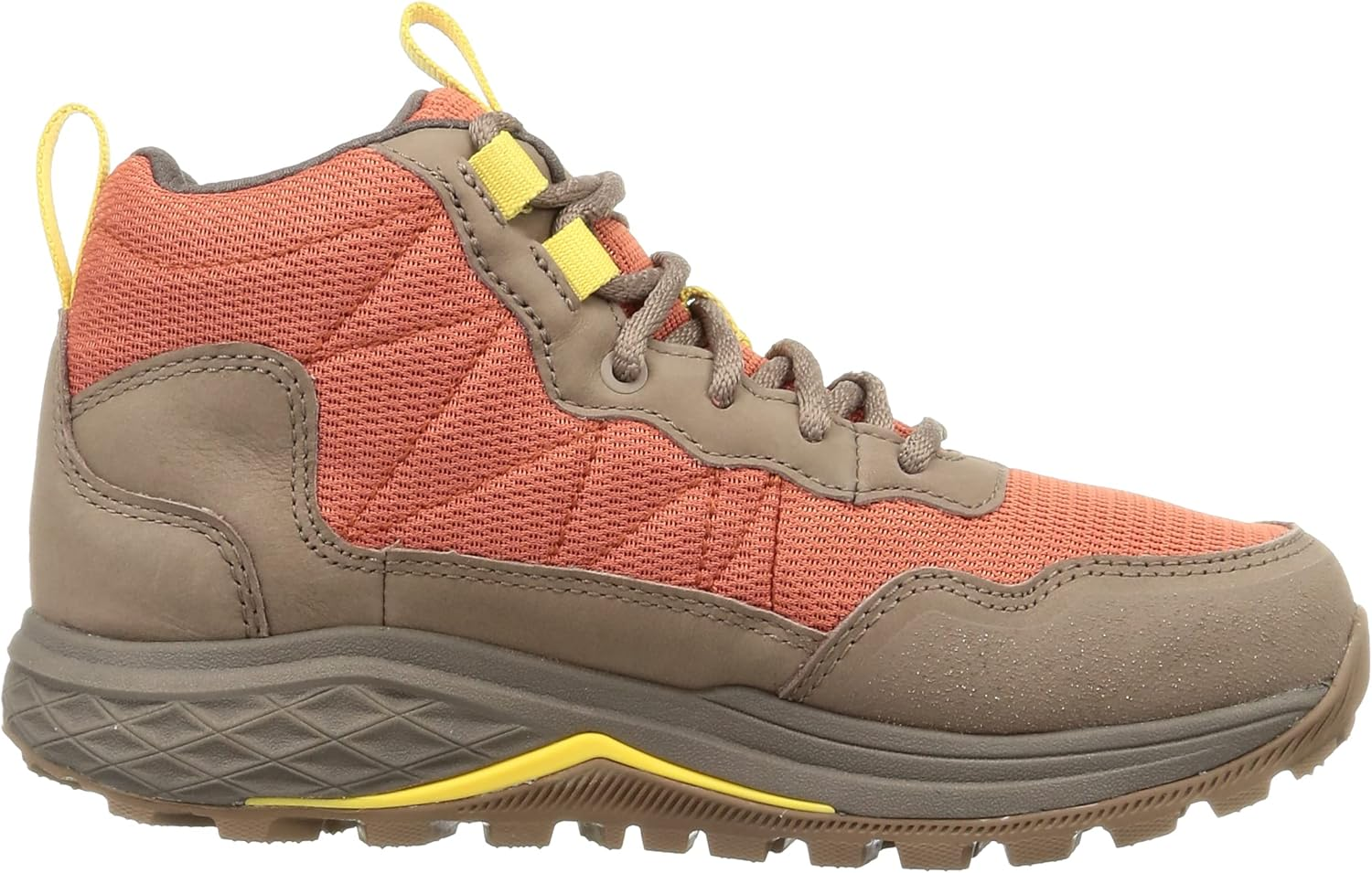 TEVA Women'S Ridgeview Mid Durable Breathable Waterproof Hiking Boot, Black/Bungee Cord, 5 image number 3