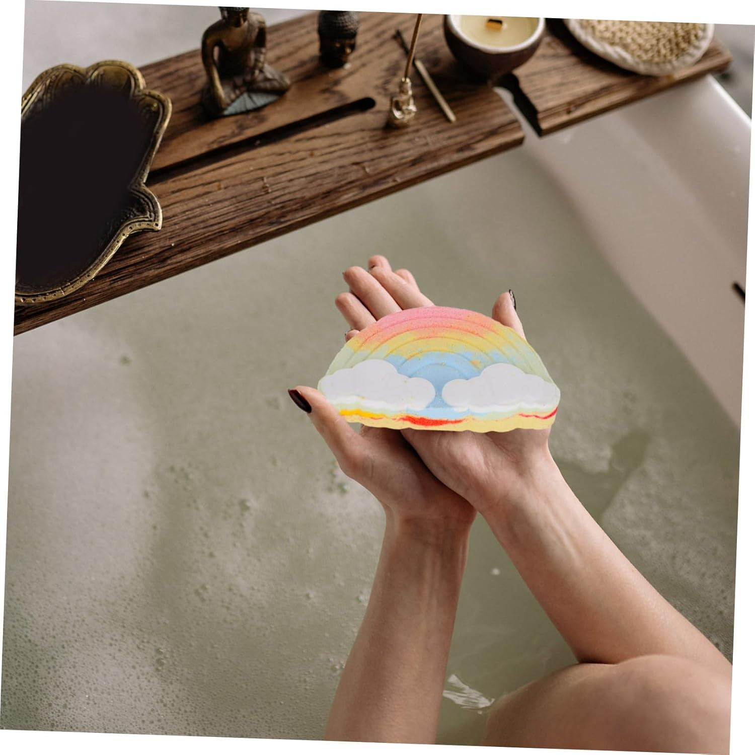 Generic Adorable Cloud Bath Shower Salt for Women Box Mother Day Natural Bath Salt image number 1