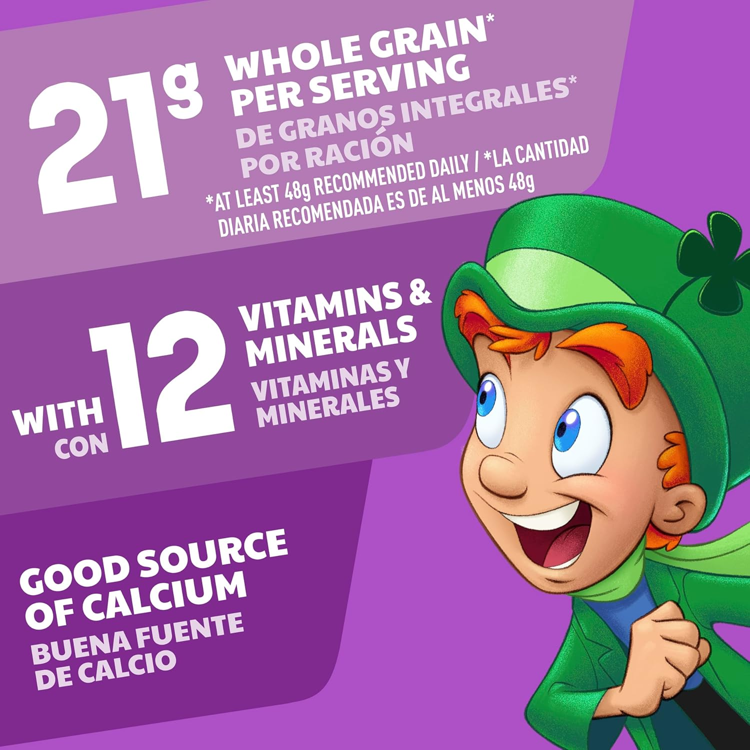 Lucky Charms Berry Swirl Breakfast Cereal with Marshmallows, Kids Breakfast Cereal, Made with Whole Grain, 10.9 Oz