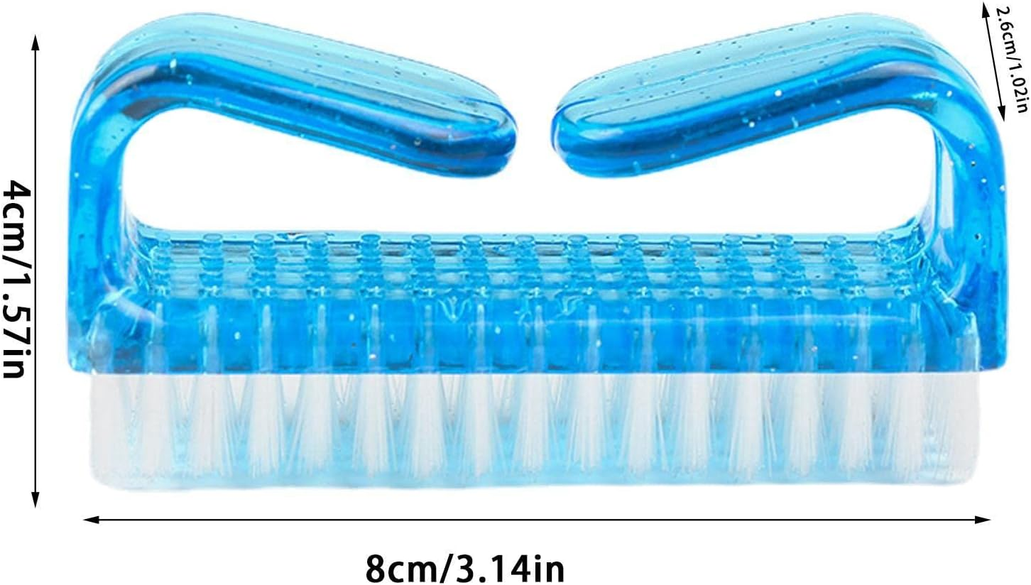 Nail Brushes for Cleaning, Nail Scrub Brush with Handle, Brushes Cleaner, Hand Scrub Cleaning Brush Kit for Toes, Shower, Garden,Pet, for Kids & Women & Men image number 4