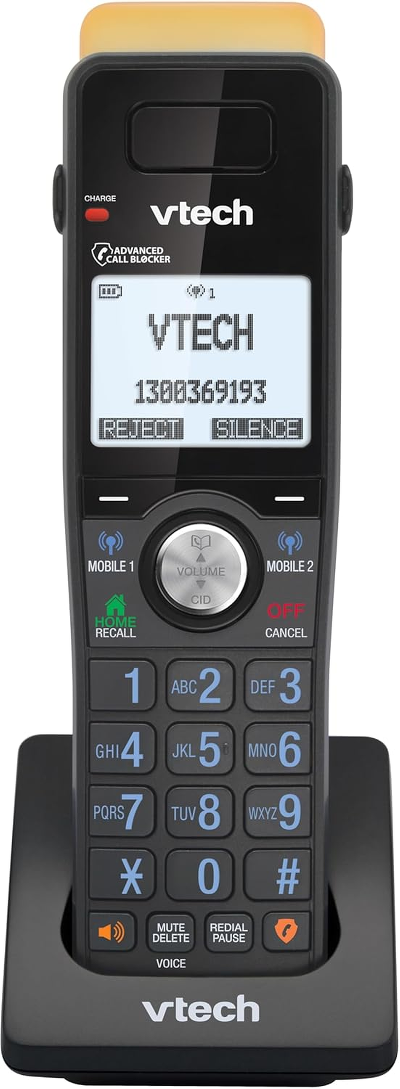 Vtech CLS21250 Super Long Range DECT Cordless Phone with Handsfree Speakerphone, 200 Name and Number Phonebook, 10 Last Number Redial, Volume Booster, up to 22 Hours Talk Time image number 6