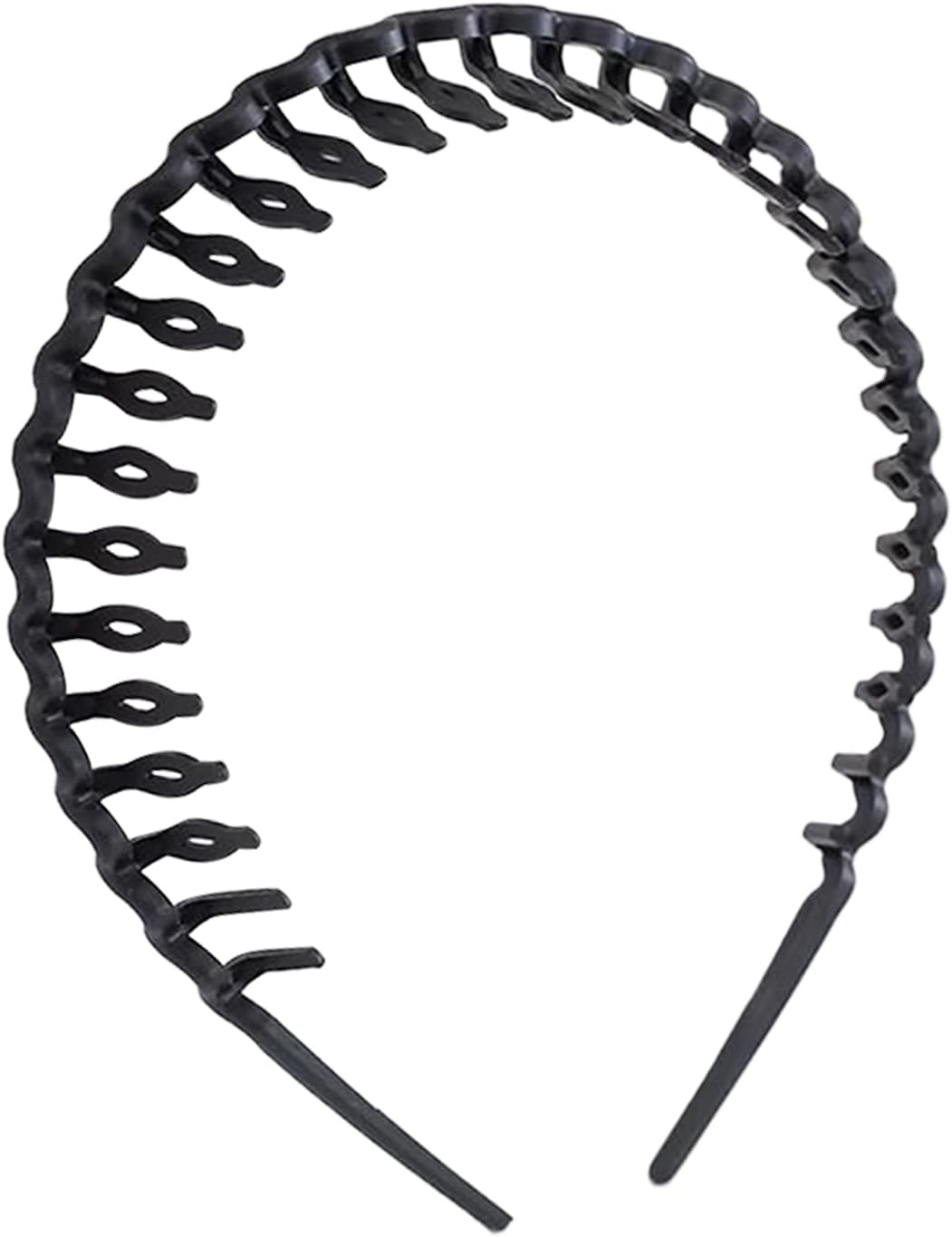 Comb Headband - Wavy Hair Head Bands Comb with Teeth,Non-Slip Head Bands Resin Fashion Hairpin Accessories for Men Women Girls