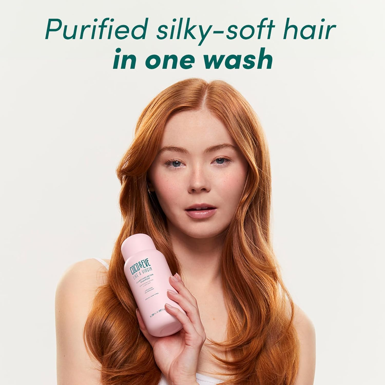 Coco and Eve Clarifying Detox Shampoo. Remove Hard Water & Product Build Up. with Hibiscus Cider Vinegar to Detox Scalp. Color Safe & Non-Stripping. (280 Ml) image number 3