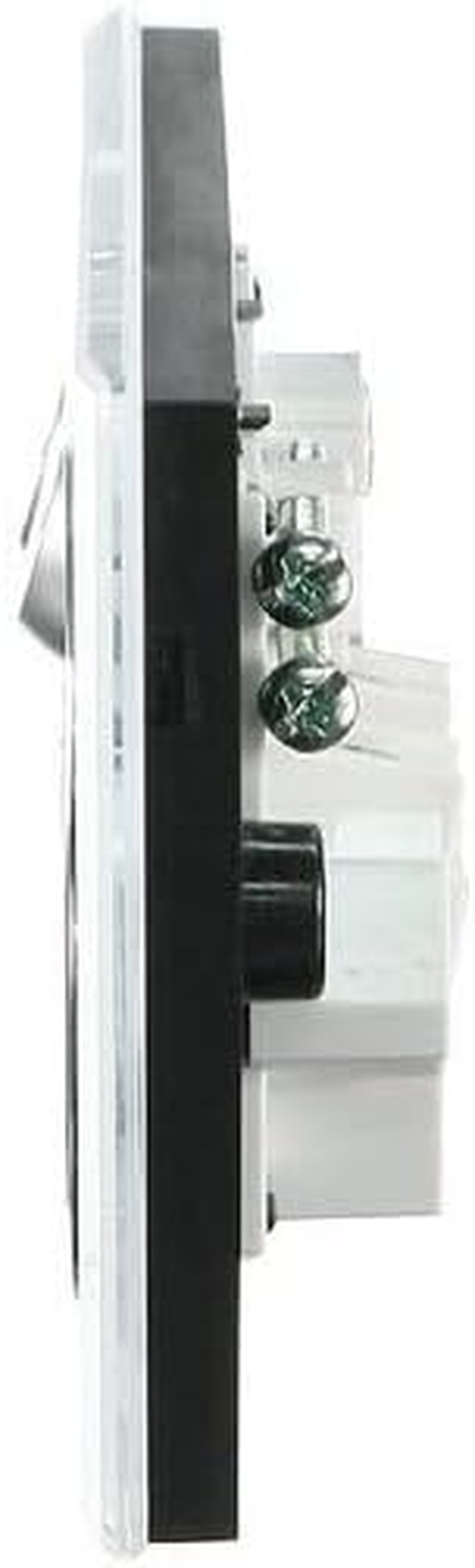 Clipsal Saturn 10A 250V Twin Socket Switch, Pure White