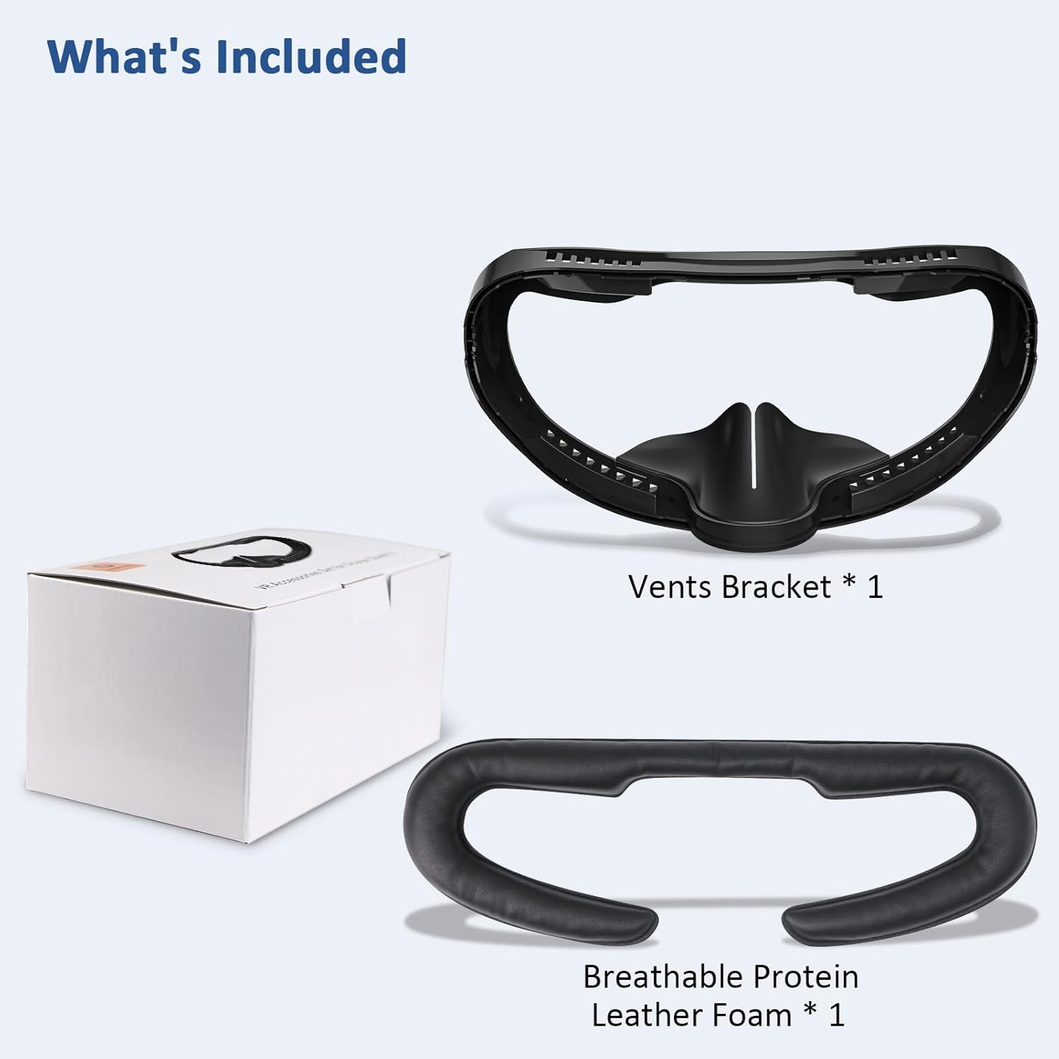 AODELAN VR Face Pad for PSVR2, Black, Compatible with PS5, Game Console, Operating System: Proprietary Platform (Sony), Fitness Facial Interface Leather Foam Cushion Pad & Replacement Accessory image number 4