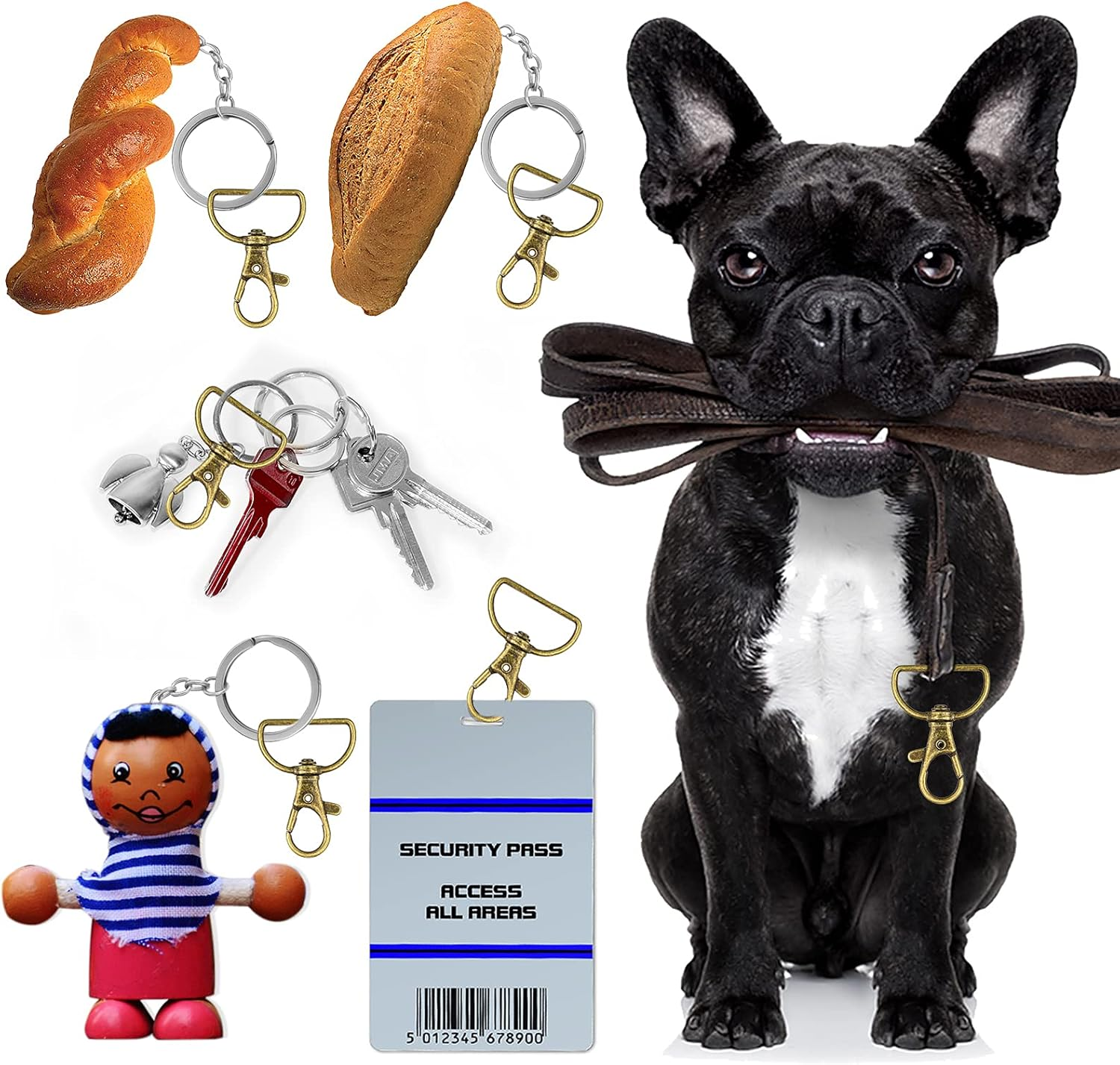 56 Pieces D Rings for Purse Bag Hardware Purse Hardware for Bag Making Buckles Craft (Bronze,25 Mm) image number 3