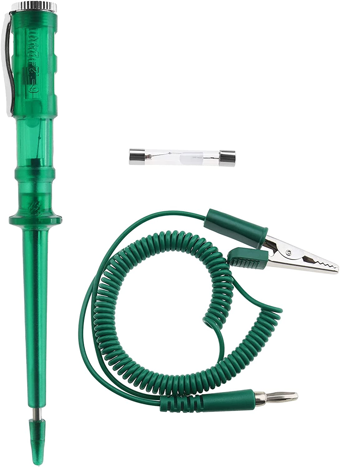 Emsea Electrical Circuit Tester with Coil Cable Crocodile Clip Test Light DC 6V/12V/24 image number 4