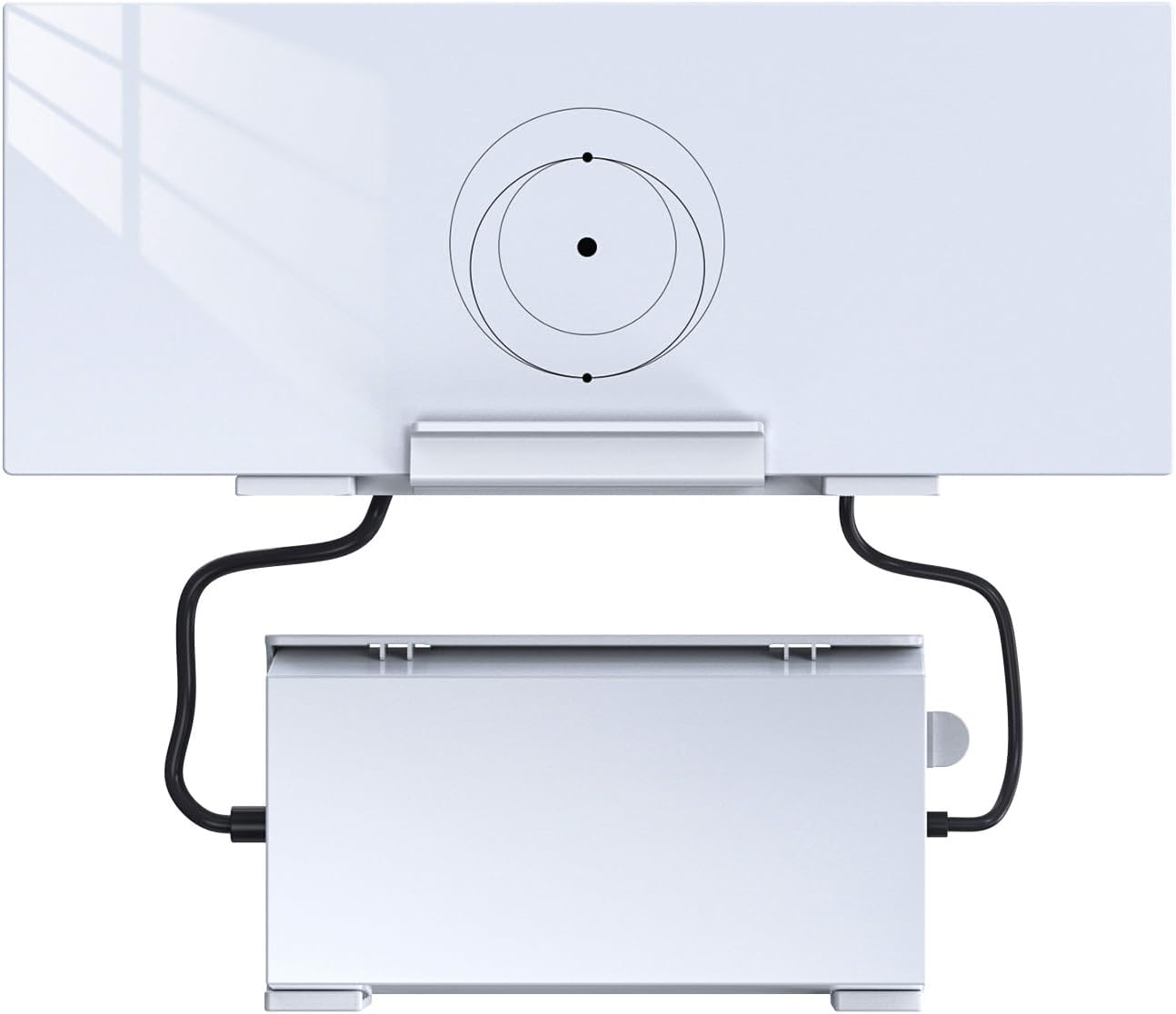 SURVADV Starlink Gen 3 Wall Mount for Starlink Gen 3 Mesh Router and Power, Starlink Wall Holder for Starlink Gen3 High Performance Wifi Router and Power, Starlink V3 Mounting Kit - White image number 1