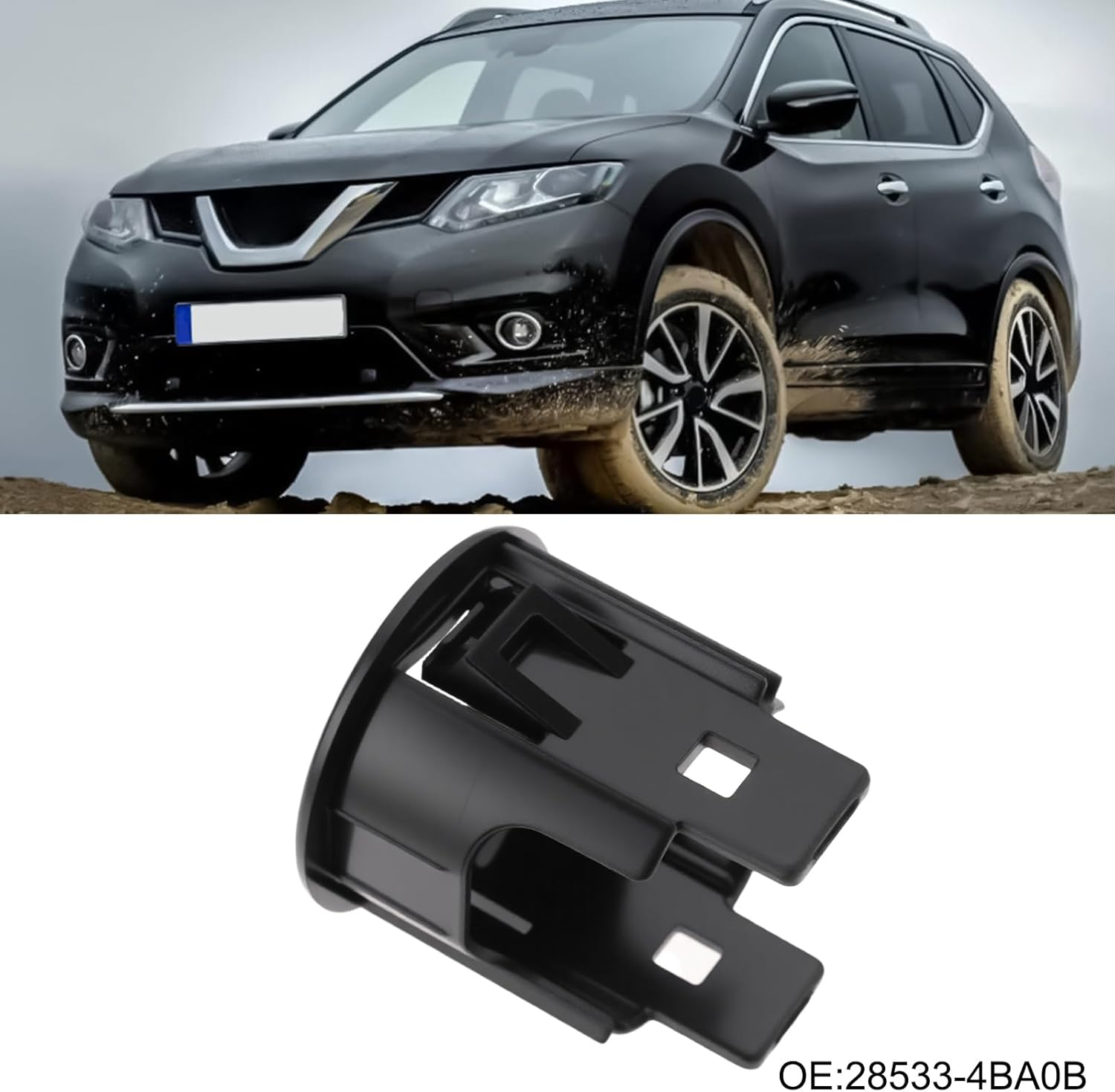 Rear Parking Sensor Bracket 28533-4BA0B Compatible with Nissan X-Trail T32 2014-2022 image number 6
