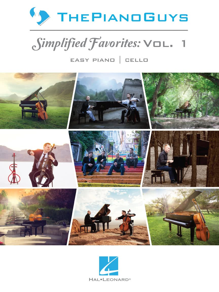 Hal Leonard the Piano Guys Simplified Favourite'S Volume 1 Book: Easy Piano/Optional Cello