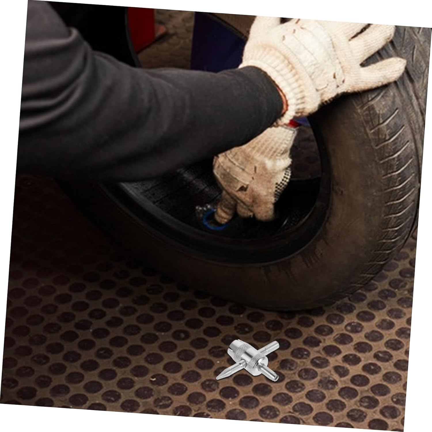 Beatifufu Professional Valve Core Wrench Multifunctional Tire Tool Easy Bike Tire Removal Automotive Valve image number 6