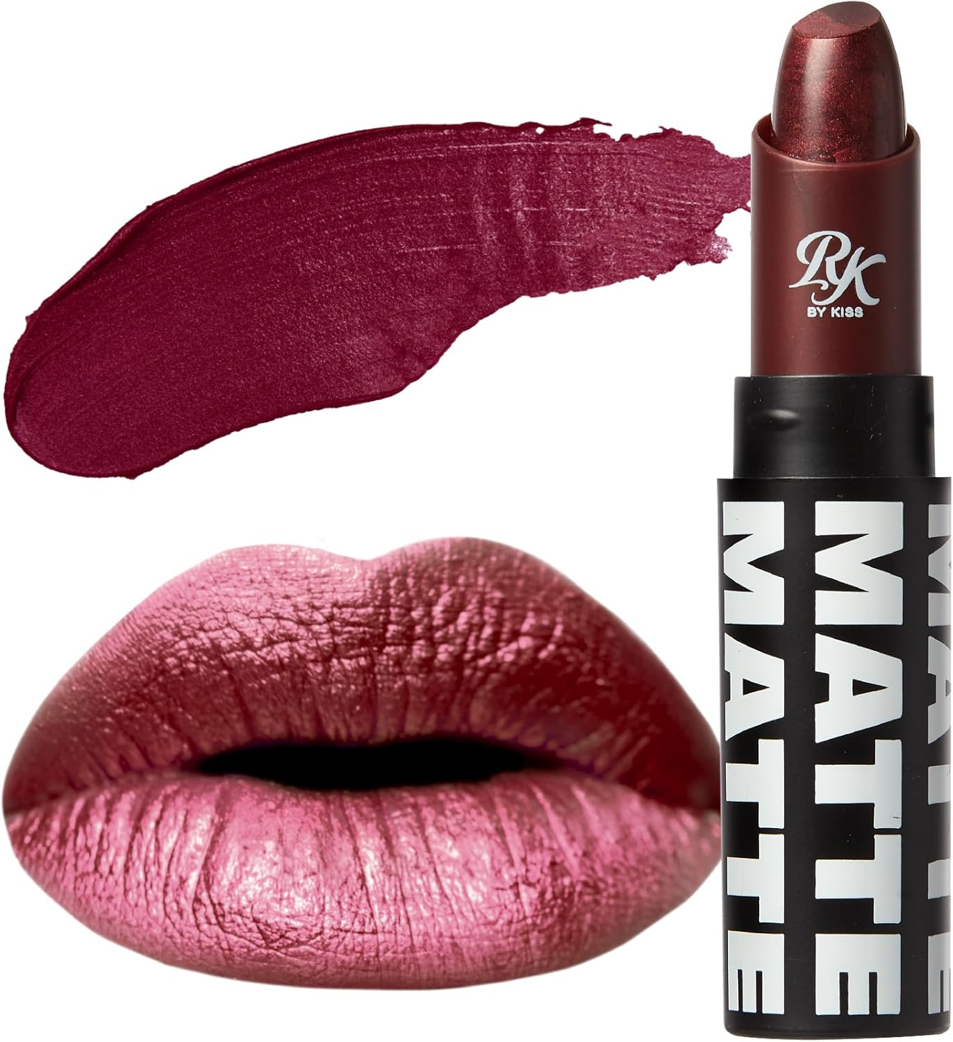 Ruby Kisses Matte Lipstick, 0.12 Ounce (GOLD) image number 5