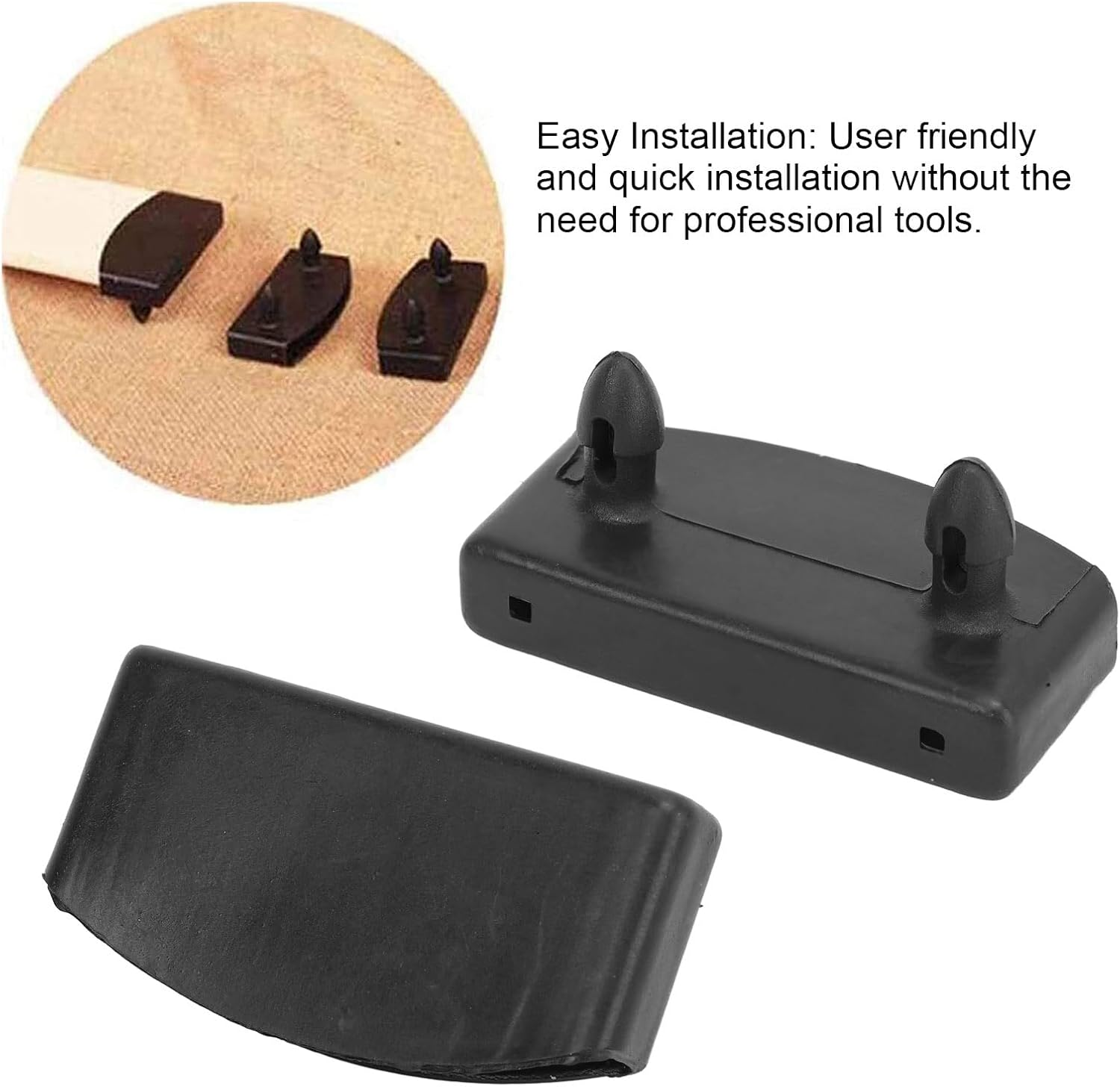 Replacement Bed Slat Holders Kits, 20PCS Plastic Bed Slat End Caps Holders Easy Installation Bed Slat Cover Replacement Holders Stable Furniture Accessory for Holding Bed Base