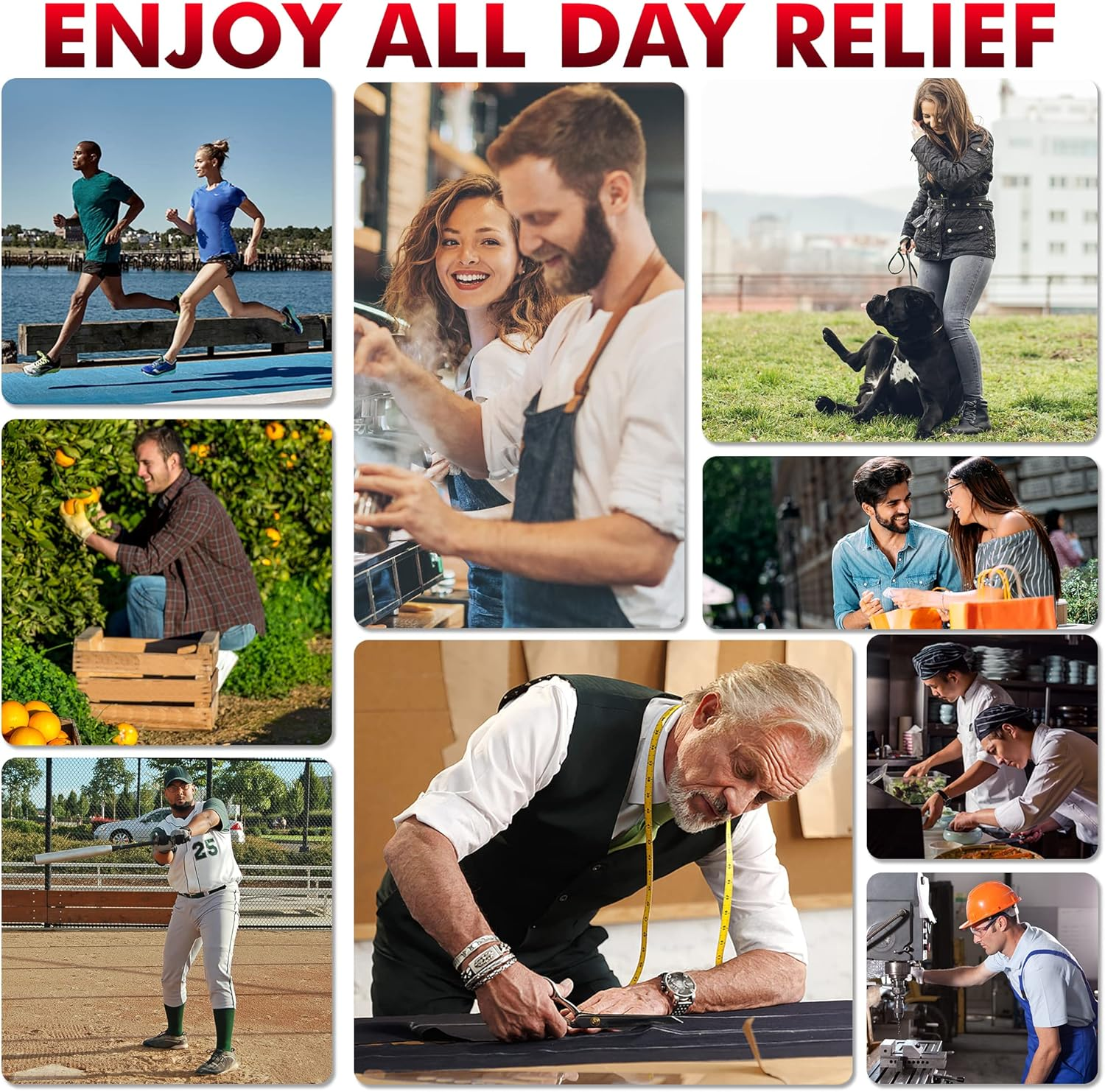 Plantar Fasciitis Insoles, Orthotic Shoe Inserts with Arch Supports, Metatarsal and Heel Cushion for Metatarsalgia, Flat Feet, Forefoot Pain, Morton&rsquo;S Neuroma, Arch Support Insoles for Women and Men image number 6