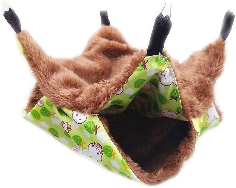 35X35Cm Blue Ferret Rat Squirrel Pet Bird Hamster Hammock Hanging Cage Nest Bed House Toys AU