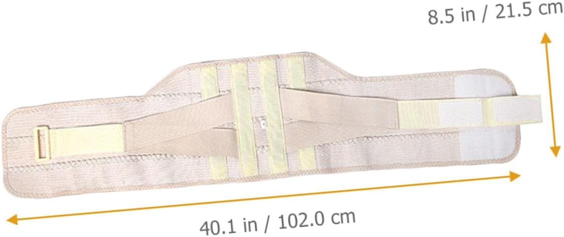 Gatuida Postpartum Waist Trainer Belly Band with Four Steel Bars Breathable Cotton Abdominal Wrap Belt -Section Double Pressure Support Waist Cincher for Women Active in Running Cycling image number 3