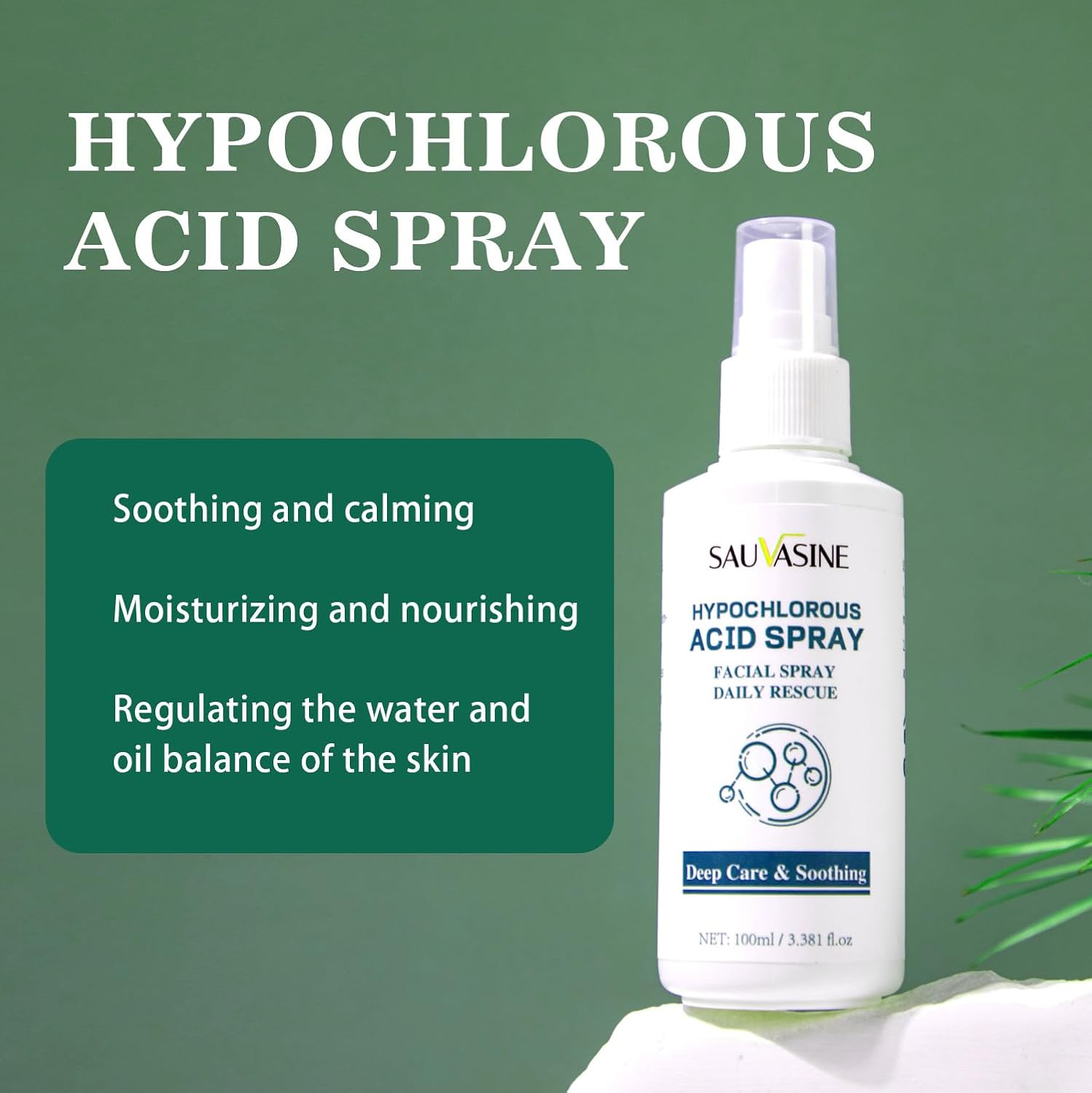 Hypochlorous Acid Face and Skin Spray, 100Ml, Gentle Daily Cleanser for Acne-Prone Skin, Dry Scalp, Toner, Eyelash and Hand Care, Unscented image number 5