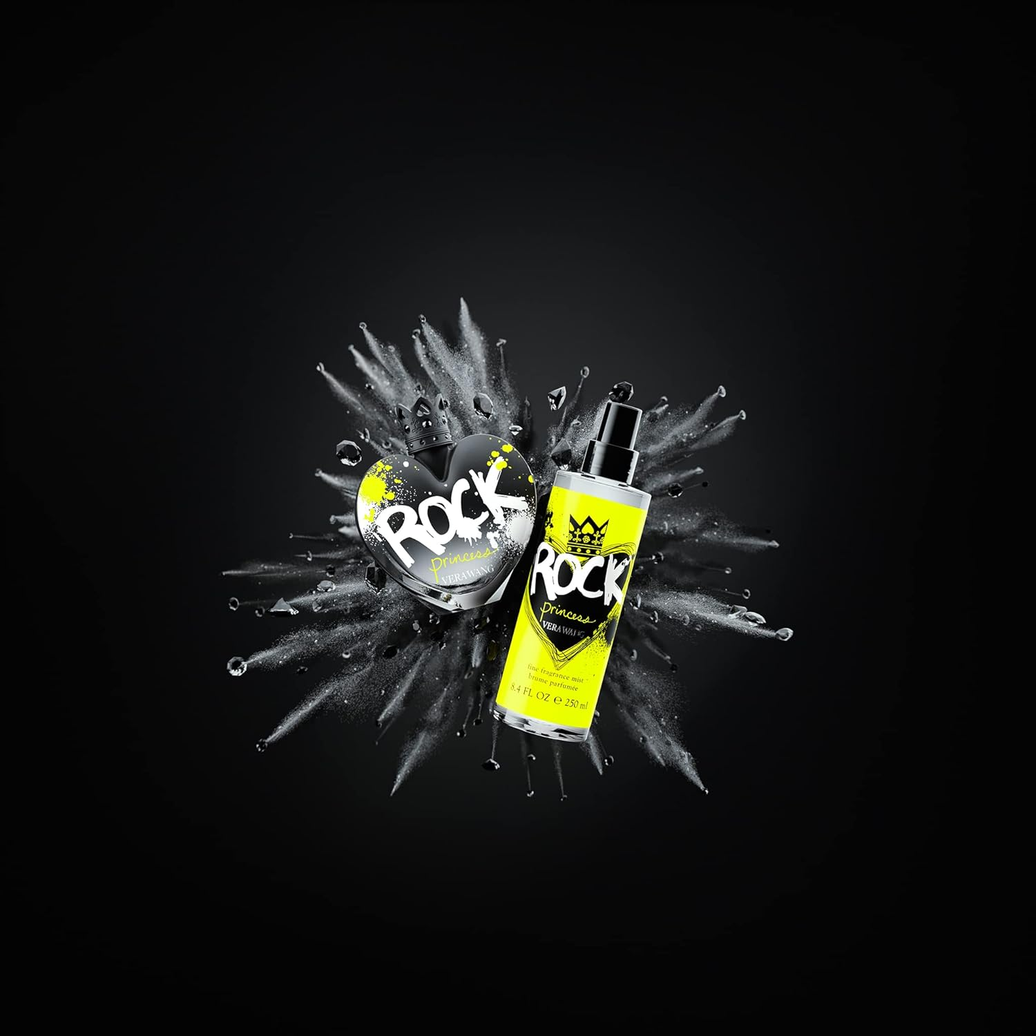 Vera Wang Rock Princess by Vera Wang for Women - 8.4 Oz Fragrance Mist (Pack of 2)