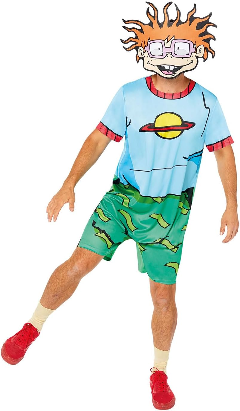 Amscan Rugrats Chuckie Men'S Costume, Medium image number 5