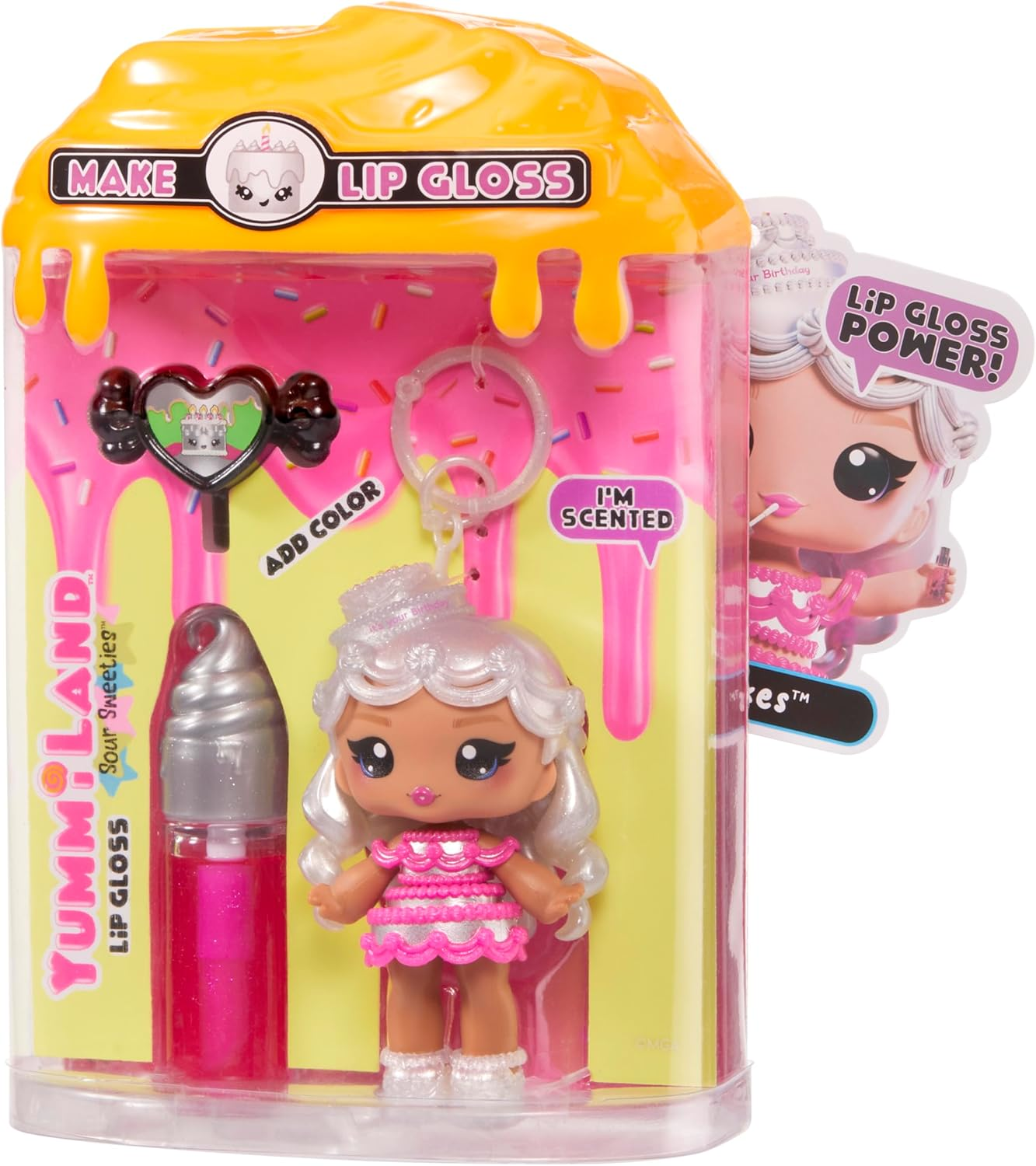 Yummiland Lip Gloss Doll Sour Sweeties - Misty Cakes (Solid) image number 6