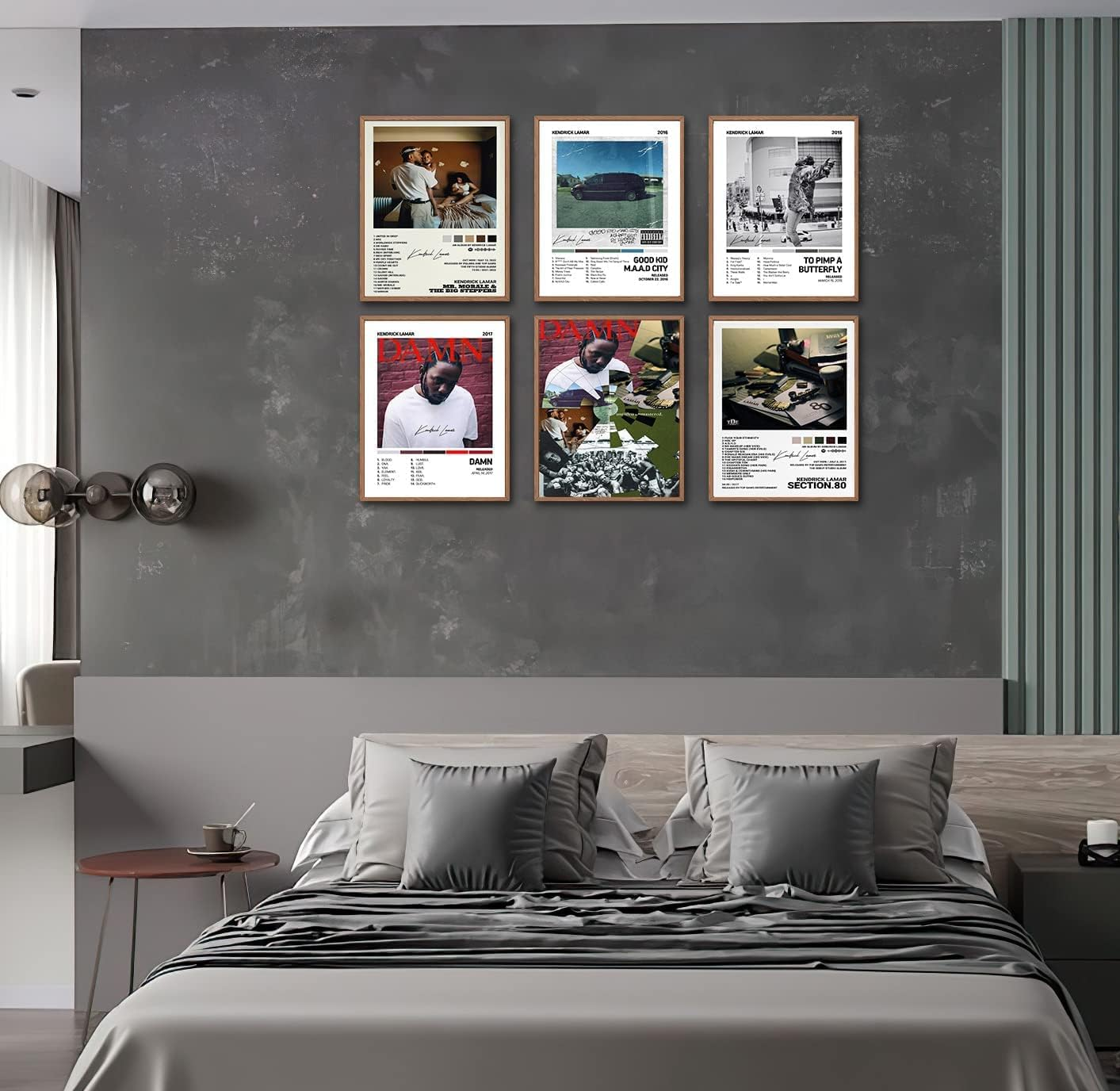 To a Butterfly Good Kid City Damn Music Album Cover Signed Limited Canvas Wall Art Room Aesthetics Decor Set of 6 Unframed 8X10 Inch Poster image number 4