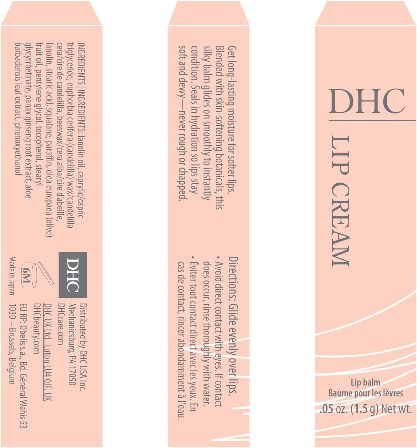 DHC Lip Cream, 3 Pack image number 1