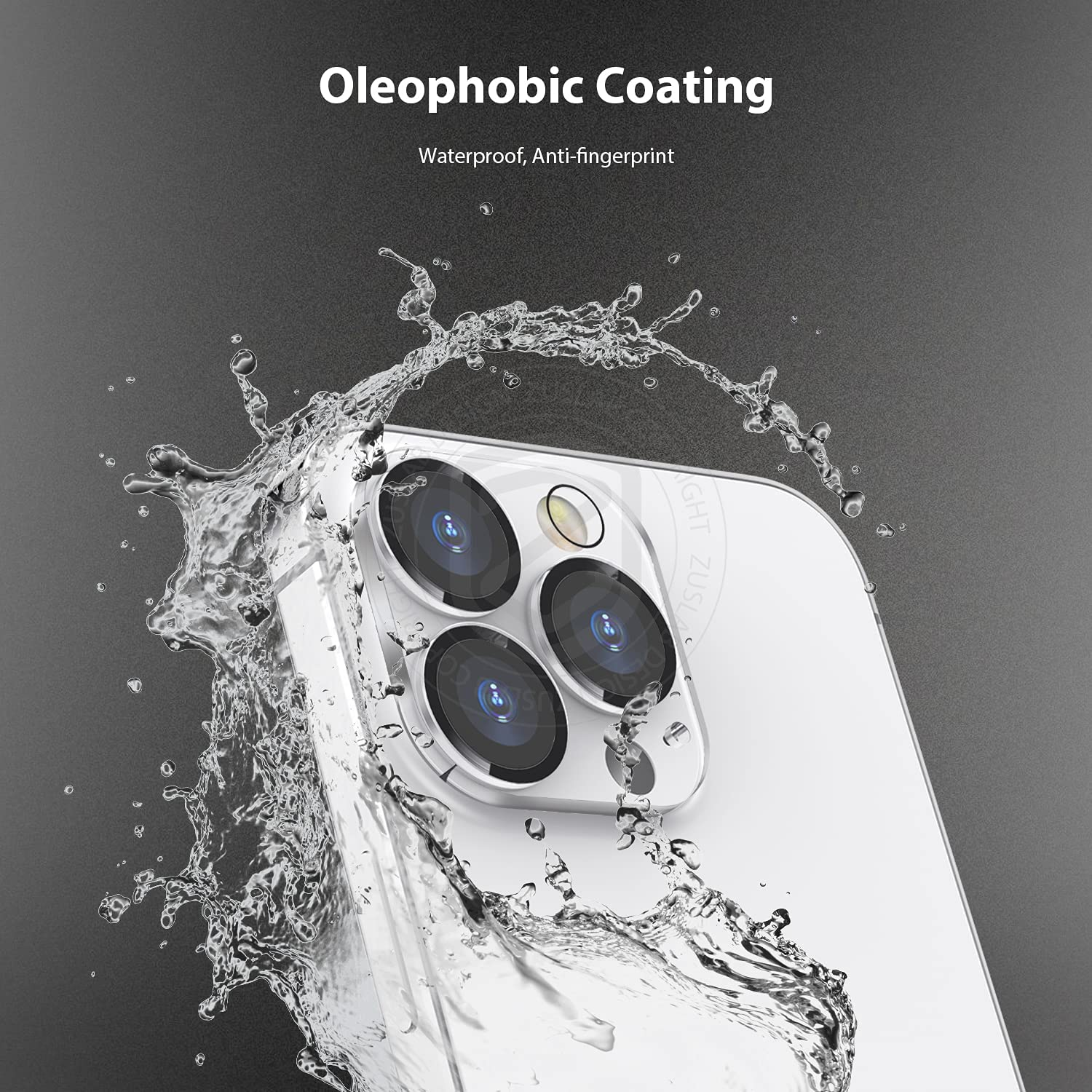 [2 Pack] ZUSLAB Camera Lens Screen Protector for Iphone 13 Pro/Iphone 13 Pro Max Tempered Glass-Anti-Scratch 9H Hardness HD Clear image number 5