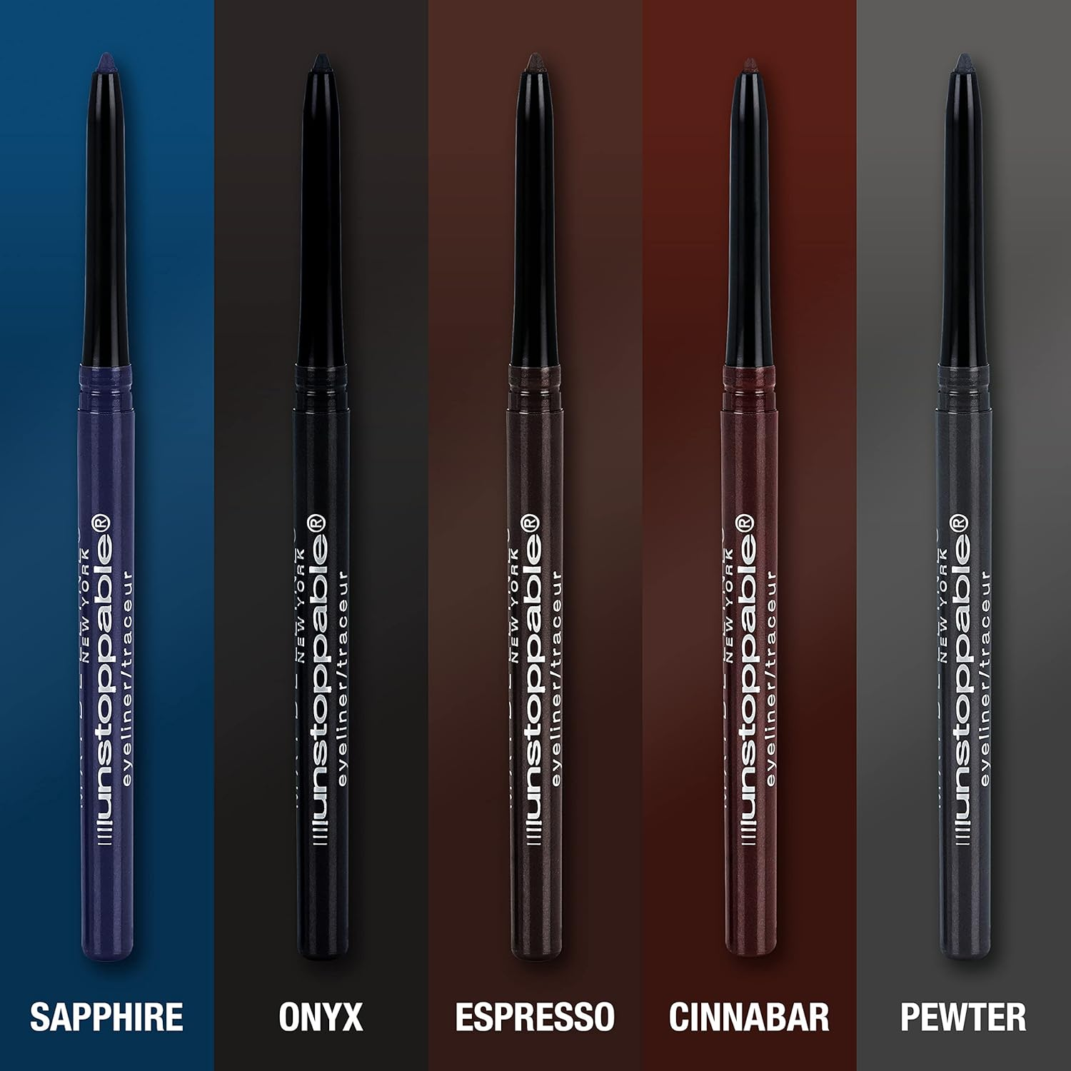 Maybelline Unstoppable Mechanical Eyeliner Pencil Dual Pack, Cinnabar, 0.02 Oz image number 4
