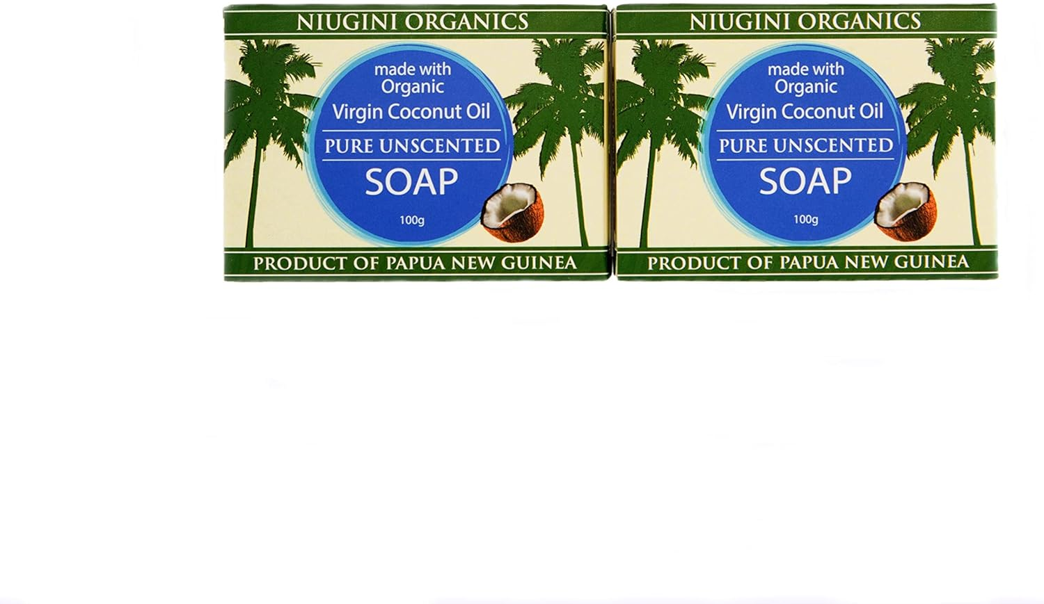 Certified Organic Coconut Oil Pure Unscented Soap 100 G, 100 G image number 1