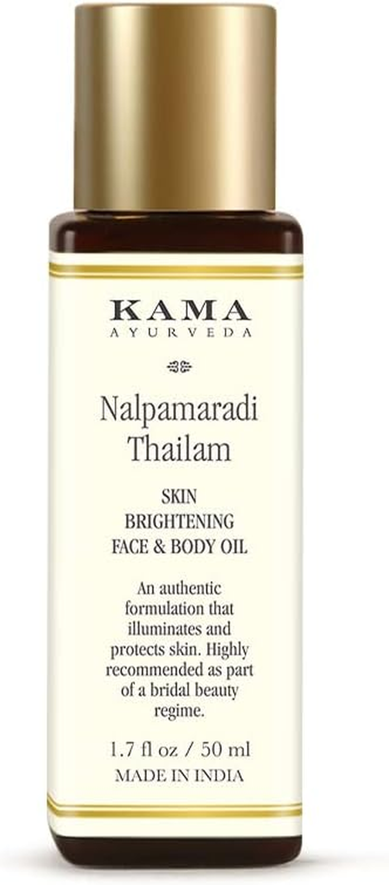 Kama Ayurveda Nalpamaradi Thailam Skin Brightening Treatment, 50 Ml image number 3