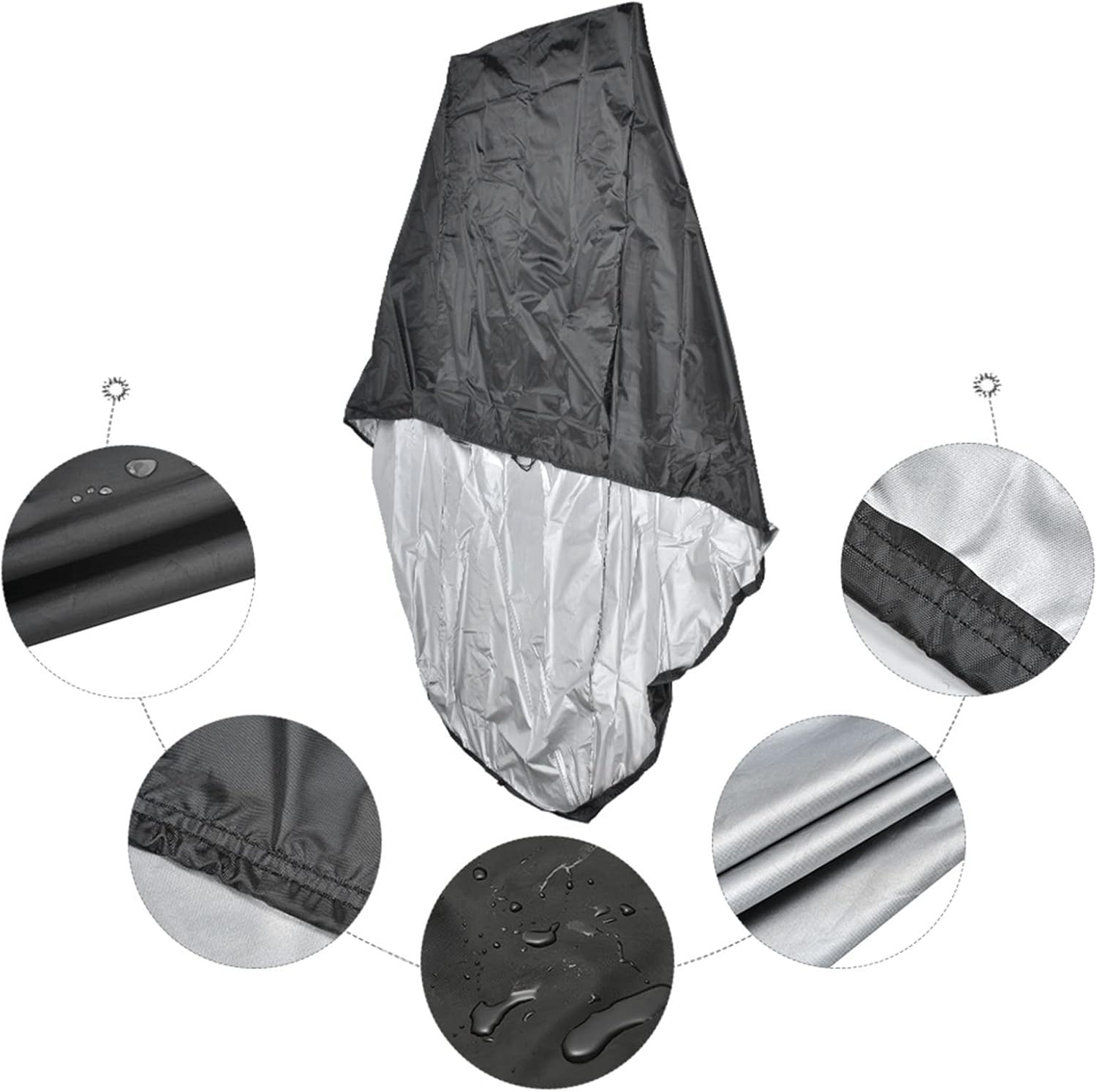 Waterproof Treadmill Cover, 210D Oxford Cloth Protective Cover for Running Jogging Machine, UV Resistant and Dampproof, Outdoor Dust Cover, Suitable for Home Gym