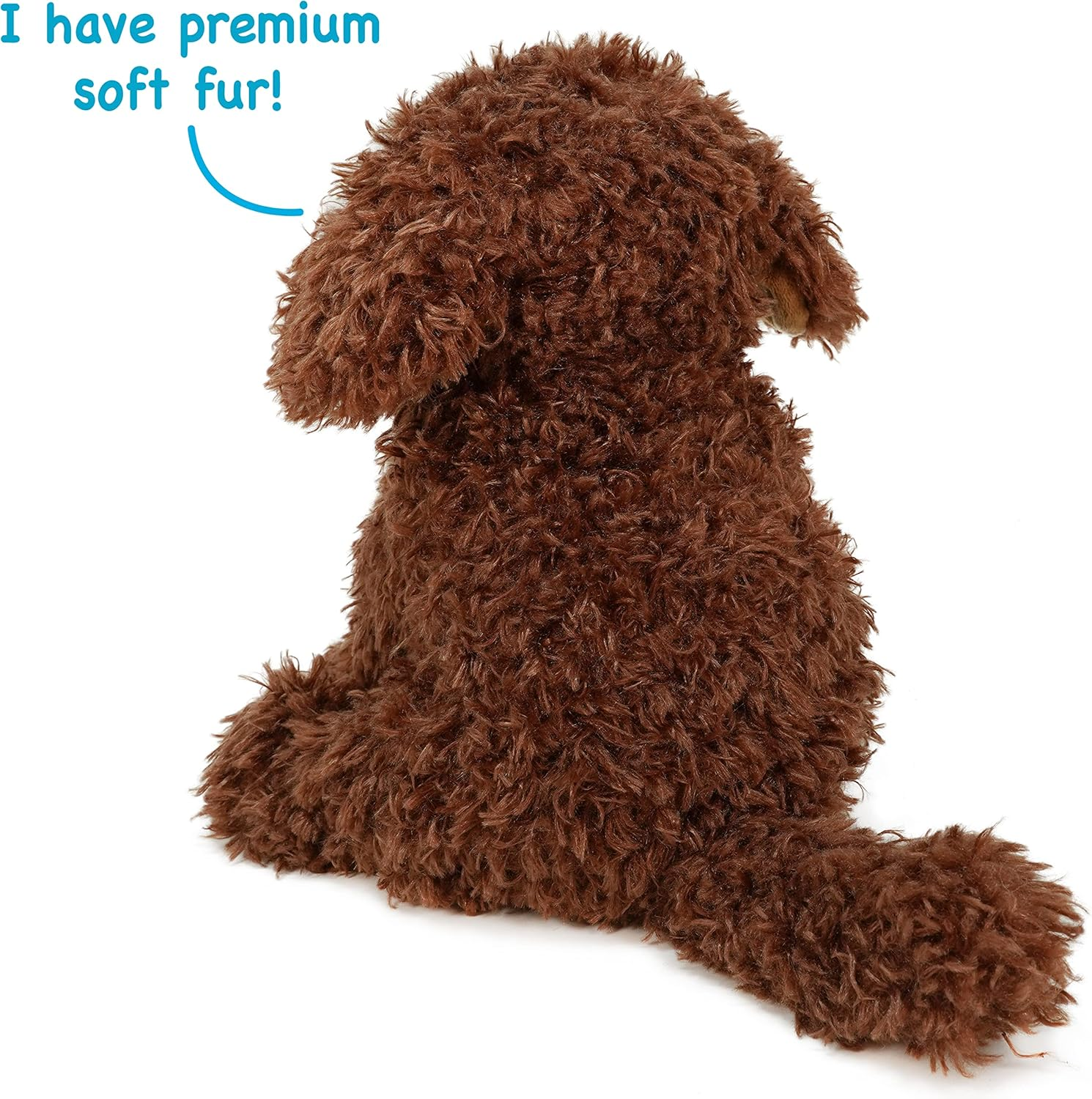 Laurel the Labradoodle - 12 Inch Stuffed Animal Plush image number 3