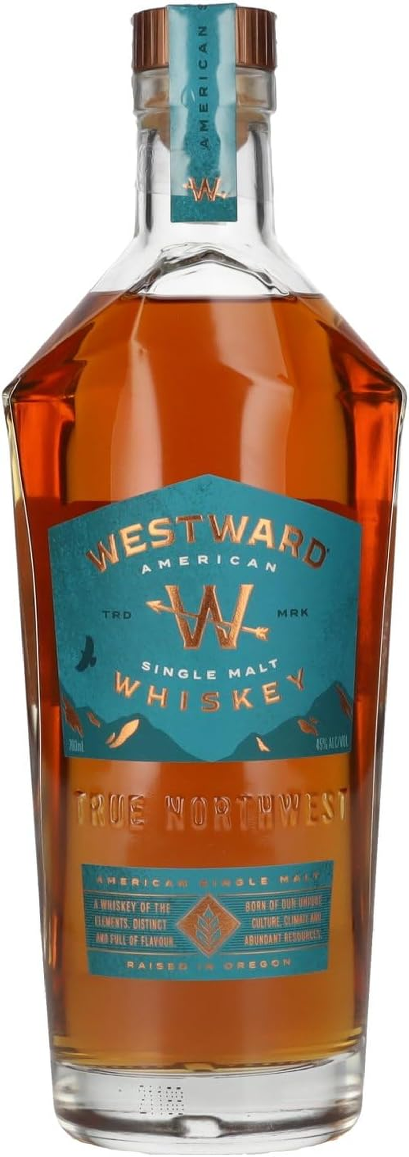 Westward Whiskey Single Malt 700Ml 45%, 700 Ml