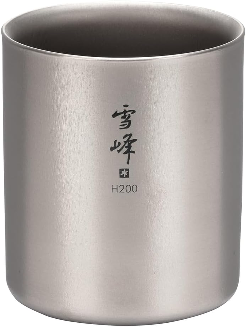 Snow Peak Titanium Stacking Mug Double Wall Ware H200 TW-124