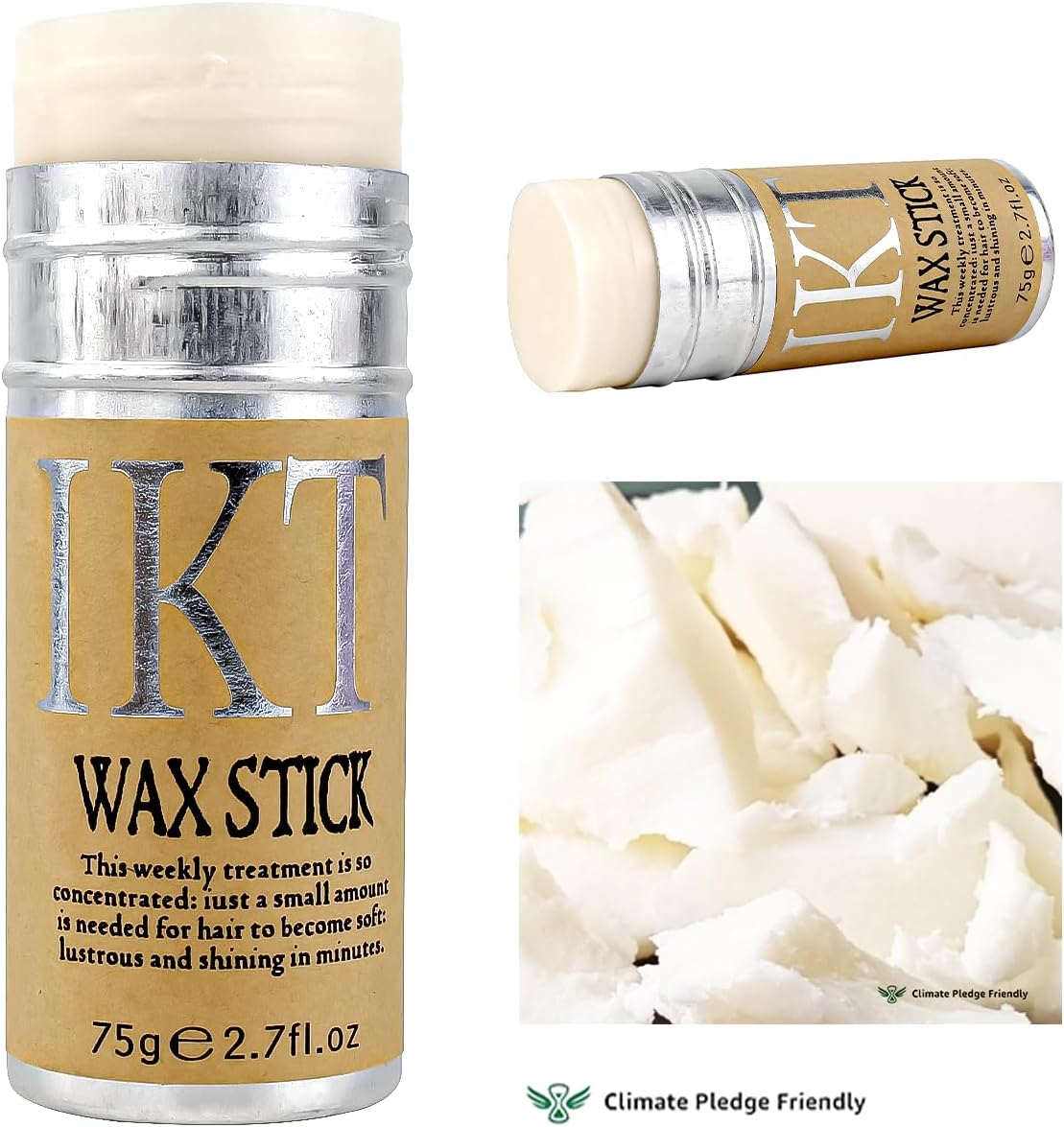 SOVONCARE Hair Wax Stick for Wigs, Bed Head Stick Edge Control Slick Stick Hair Pomade Stick Non-Greasy Styling Wax, Long Lasting, Strong Hold Temporary Hair Styling Product for Edge Frizz Hair 2.7 Oz (Pack of 3) image number 1