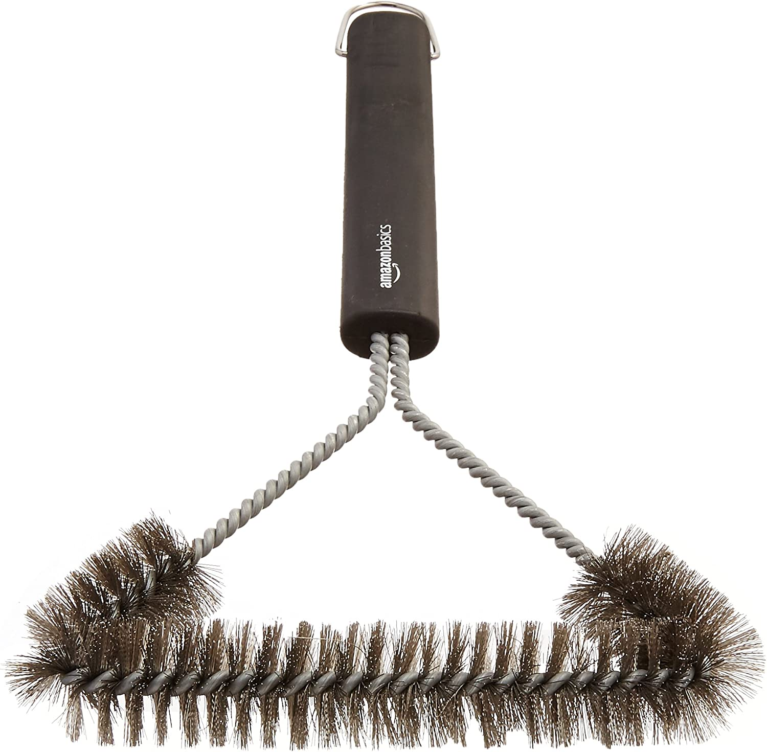 Amazon Basics AB-12-3-GB 3-Sided Grill Brush, 31Cms, Black image number 4