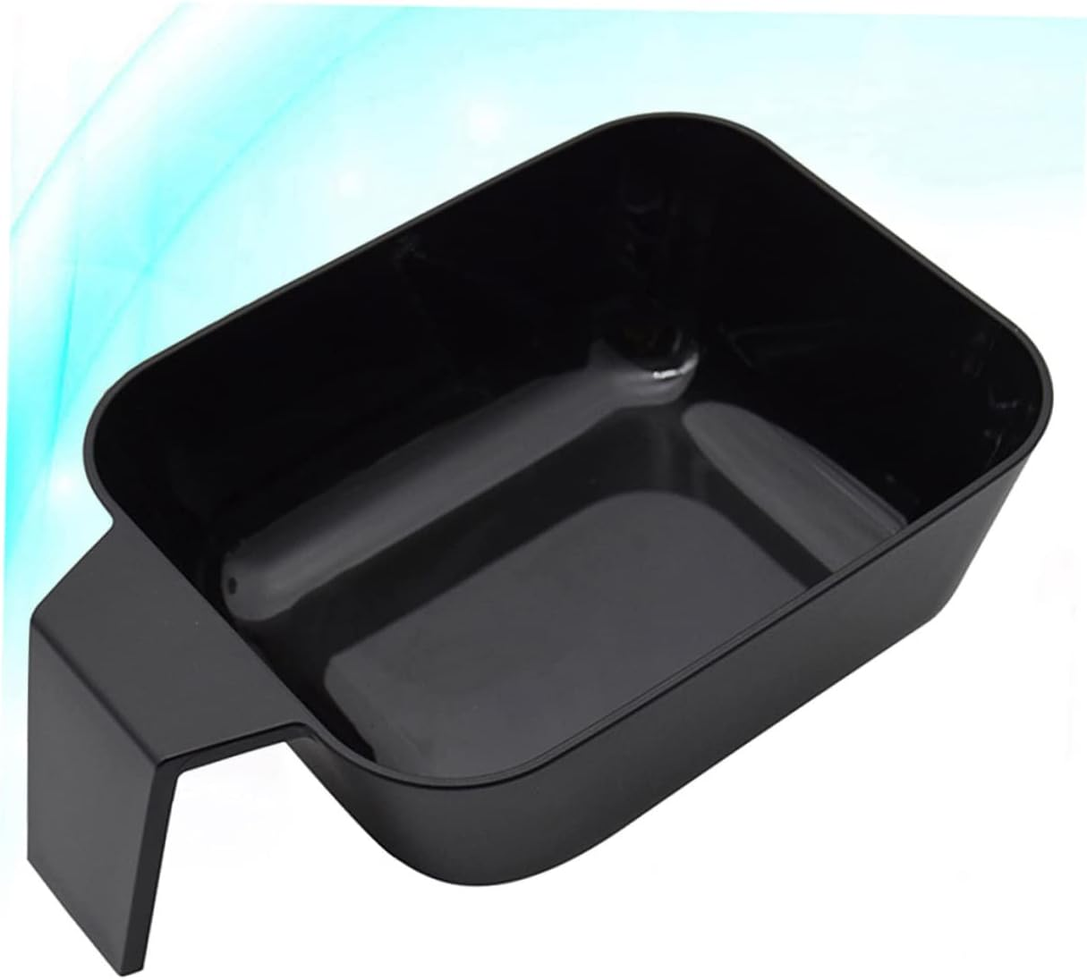 FOMIYES Hair Dye Bowl with Handle Plastic Tinting Bowl for Hair Color Mixing for Home and Salon Use Easy to Clean and Reusable Black image number 2
