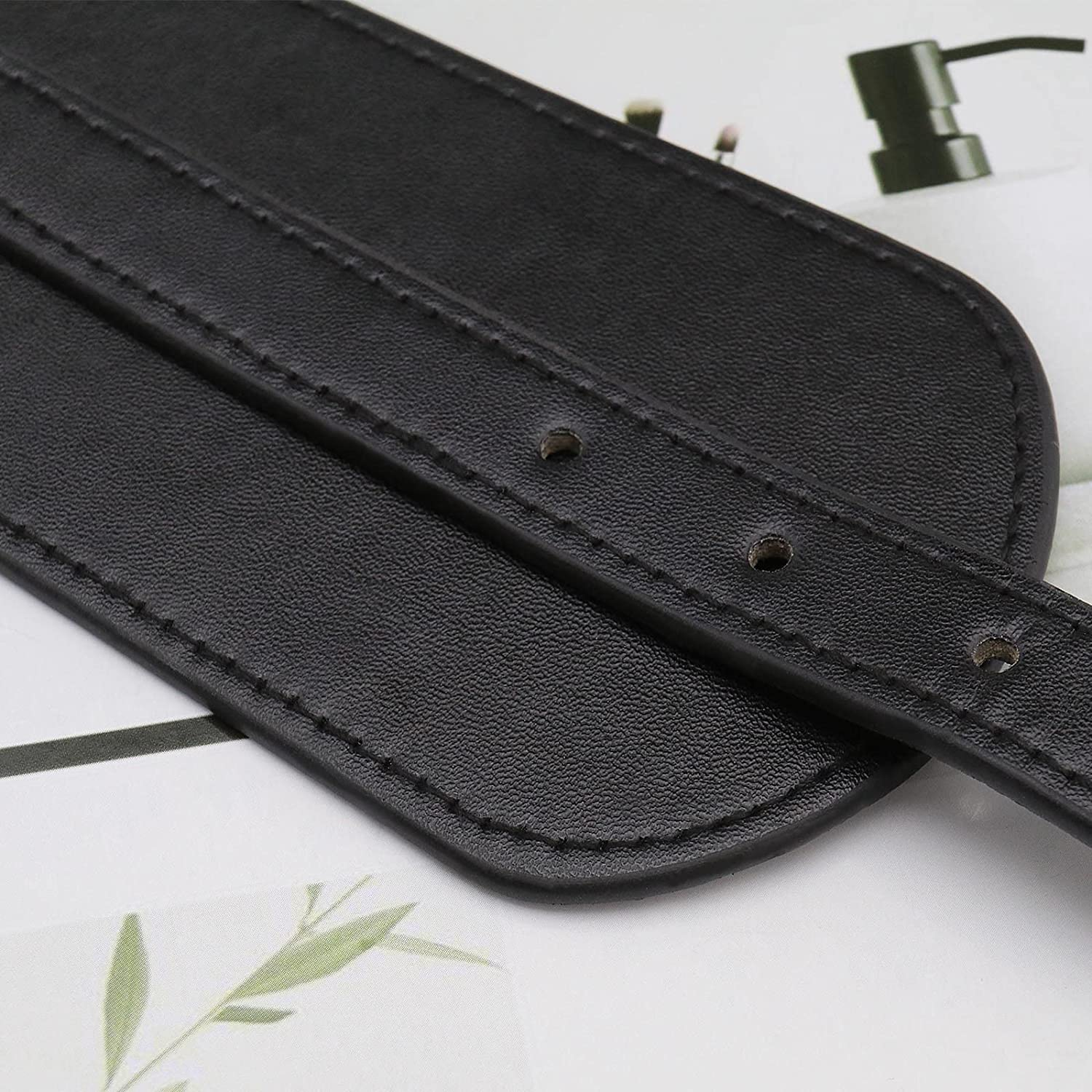 Emagtech Women Wide Elastic Waist Belt Decorative Waist Strap Lady Stretchable Waistband for 70-80Cm Waist Size Shirt Dress Coat Sweater Outerwear image number 5