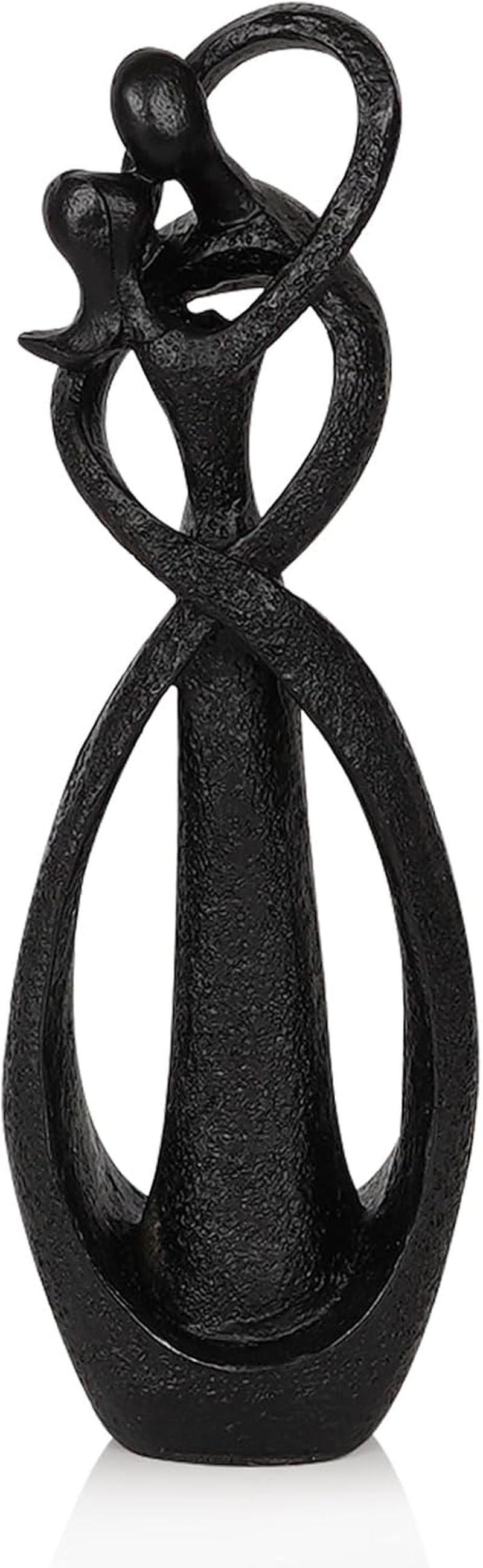 Trycooling the Thinker Statue Abstract Sculpture Resin Statues for Home Decor Modern Home Office Shelf Desktop Bookshelf Decor (Small Sandstone, Right)