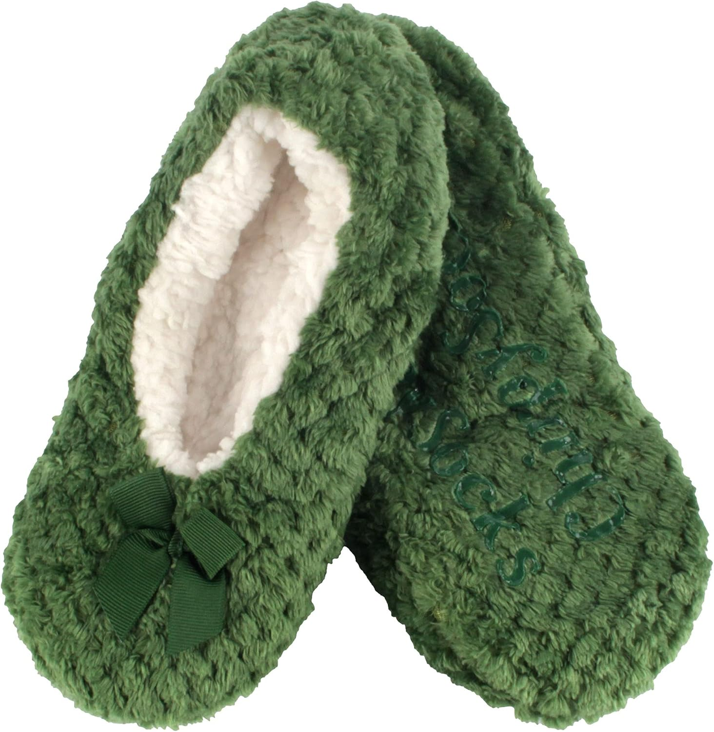 Bamboomn Adult Super Soft Warm Cozy Fuzzy Soft Touch Sleeper Slippers Non-Slip Lined Socks image number 6